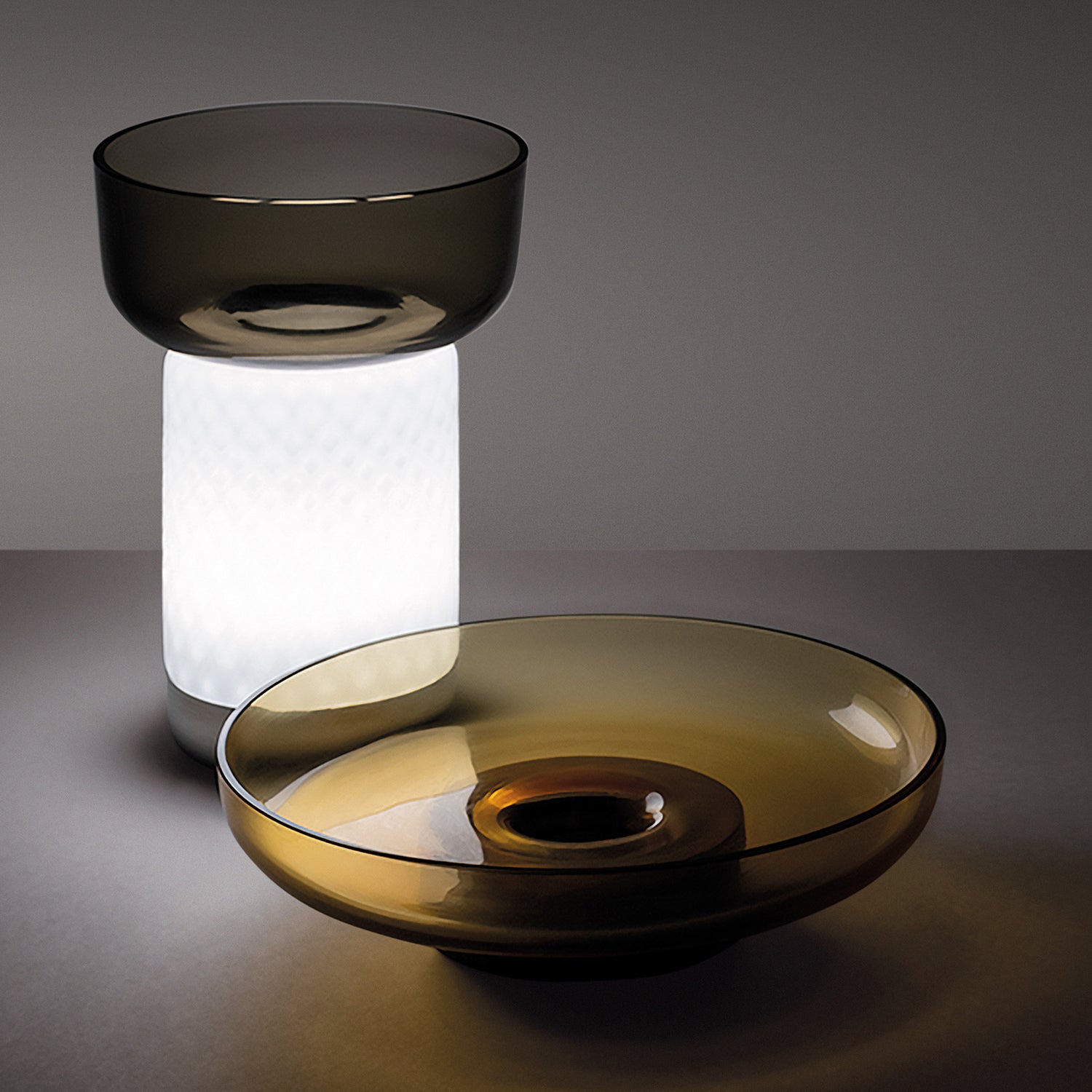 Artemide Bonta Portable Lamp & Bowl ambience image