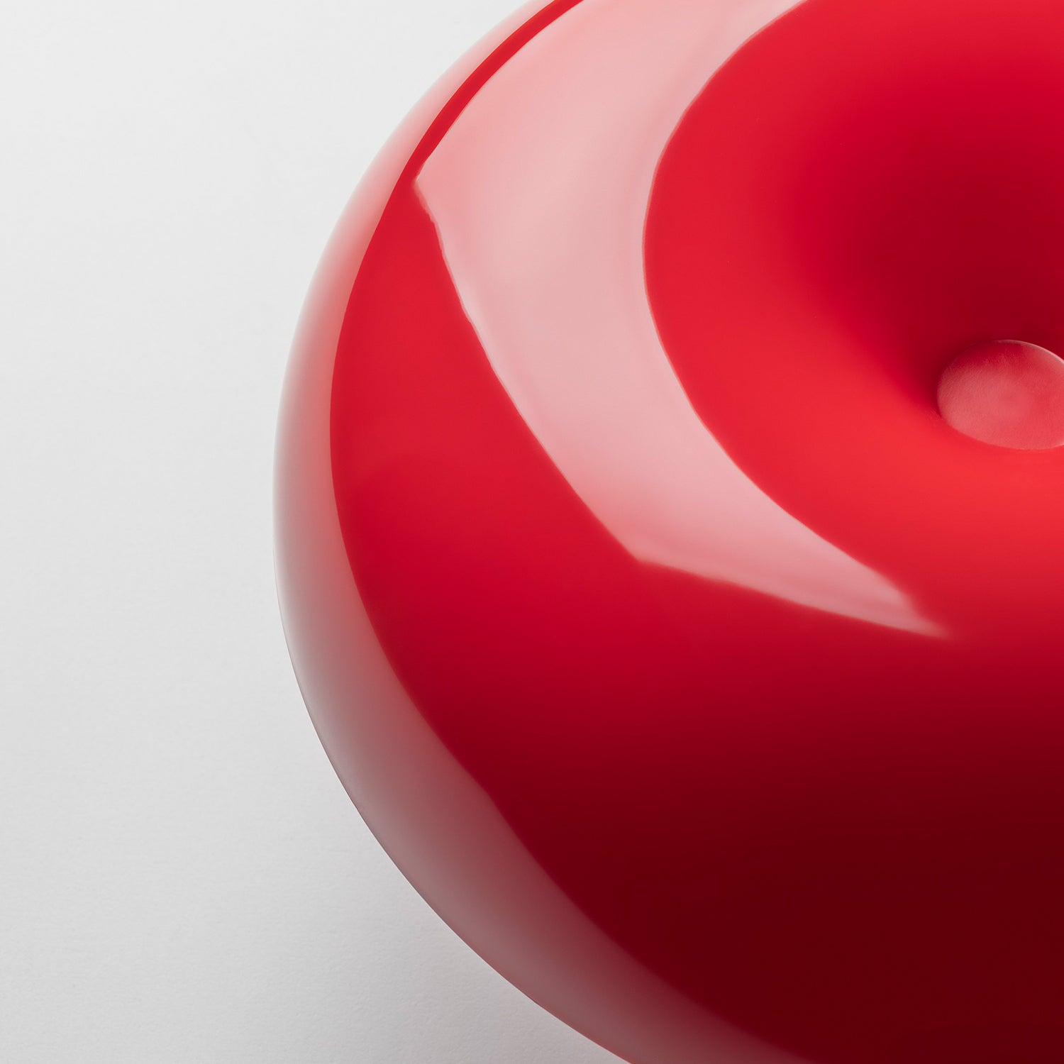 Detail image of Artemide Nessino Table Lamp in Red