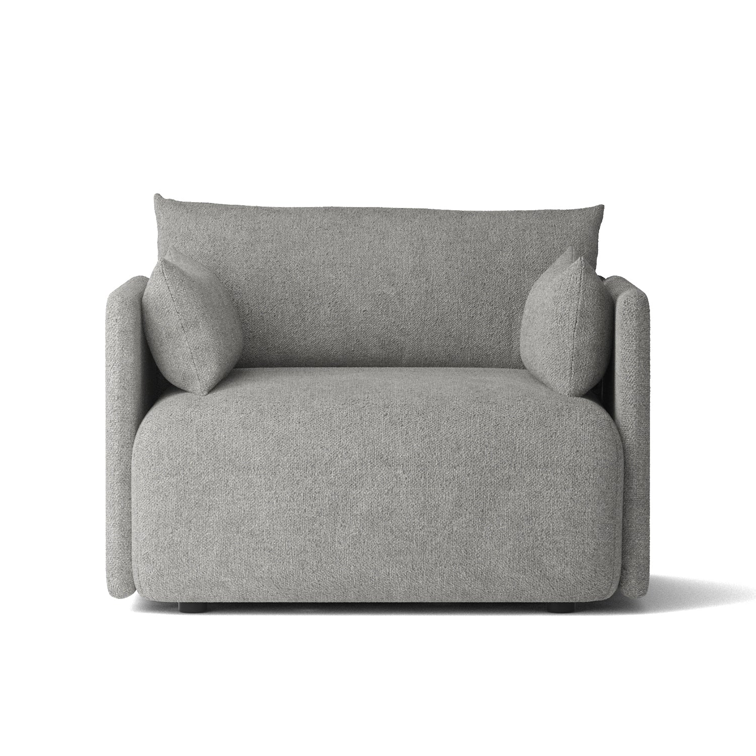Audo Copenhagen Offset Armchair in Boucle Grey 16