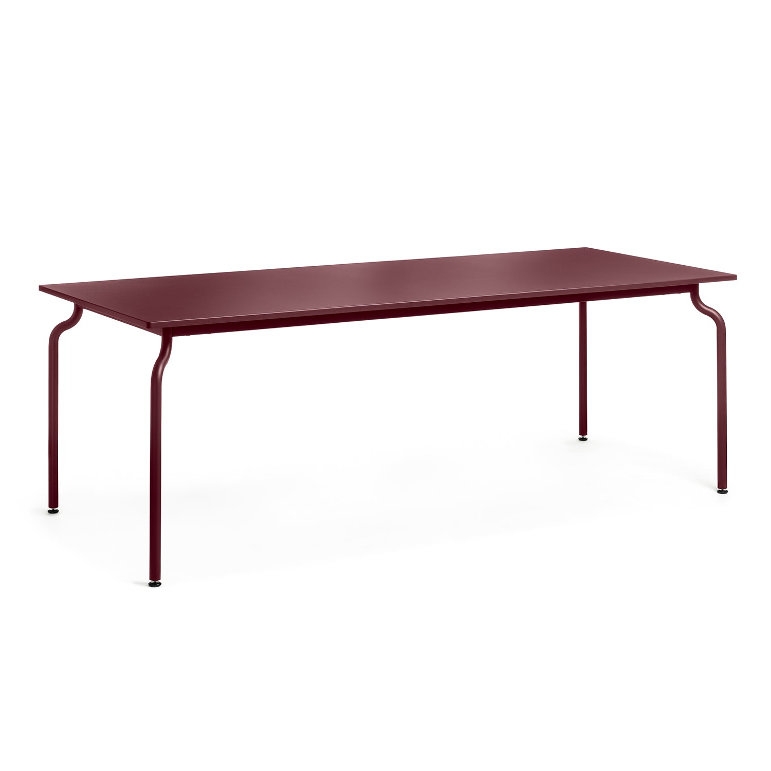South Dining Table in bordeaux 200x90cm