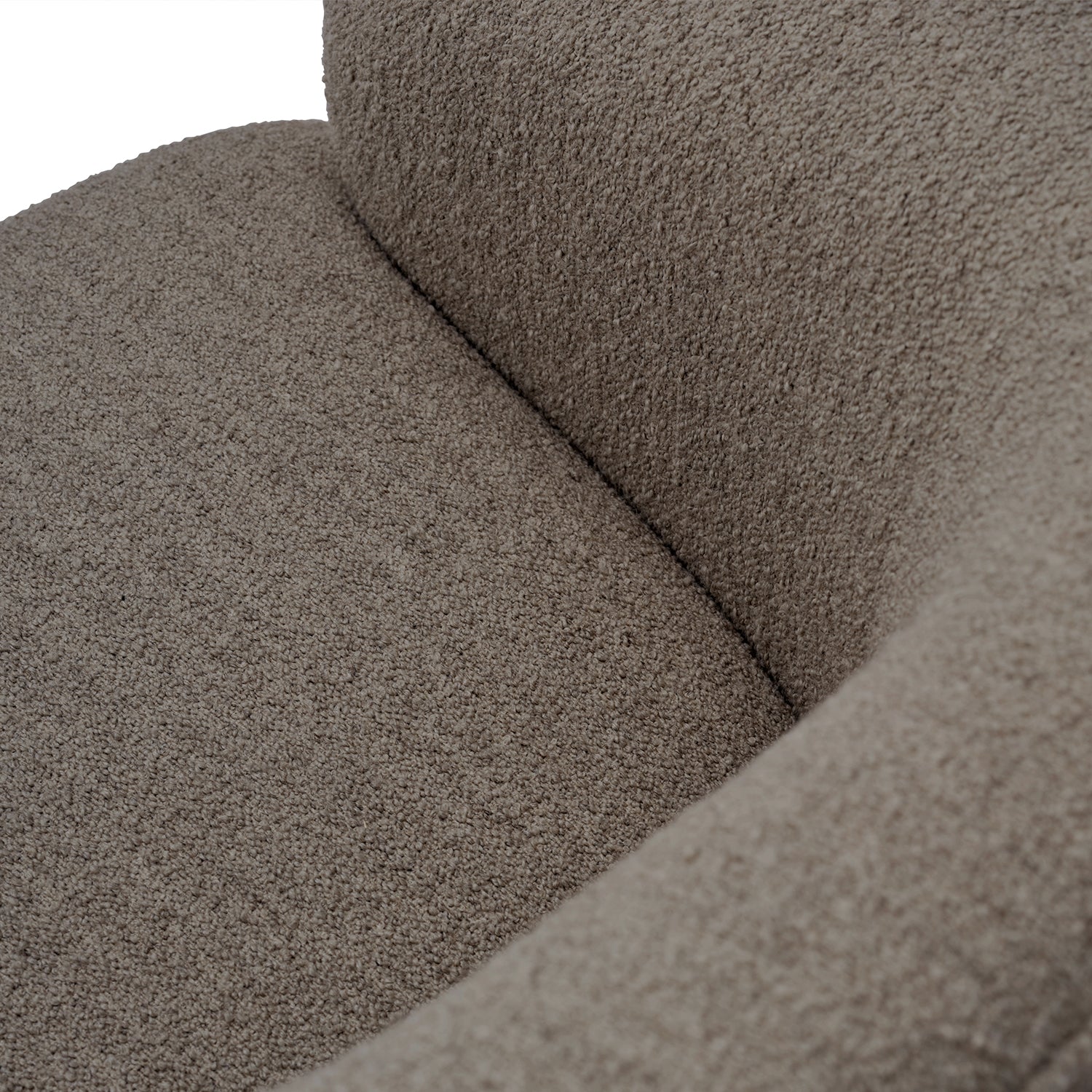 New Works Covent Lounge Chair in taupe close up