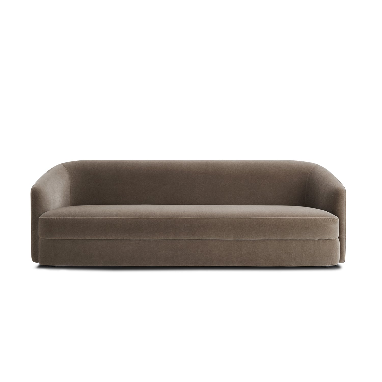 New Works Covewnt 3 Seater sofa in dark taupe