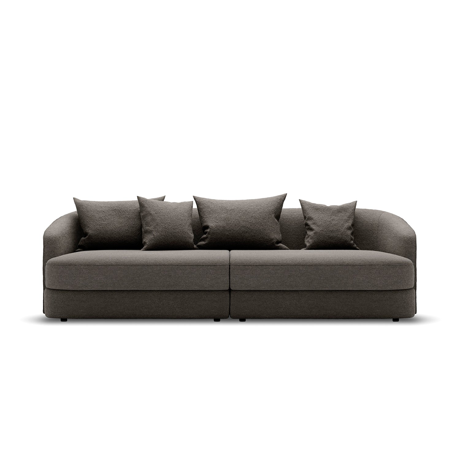 New Works Covent Residential Sofa in dark taupe