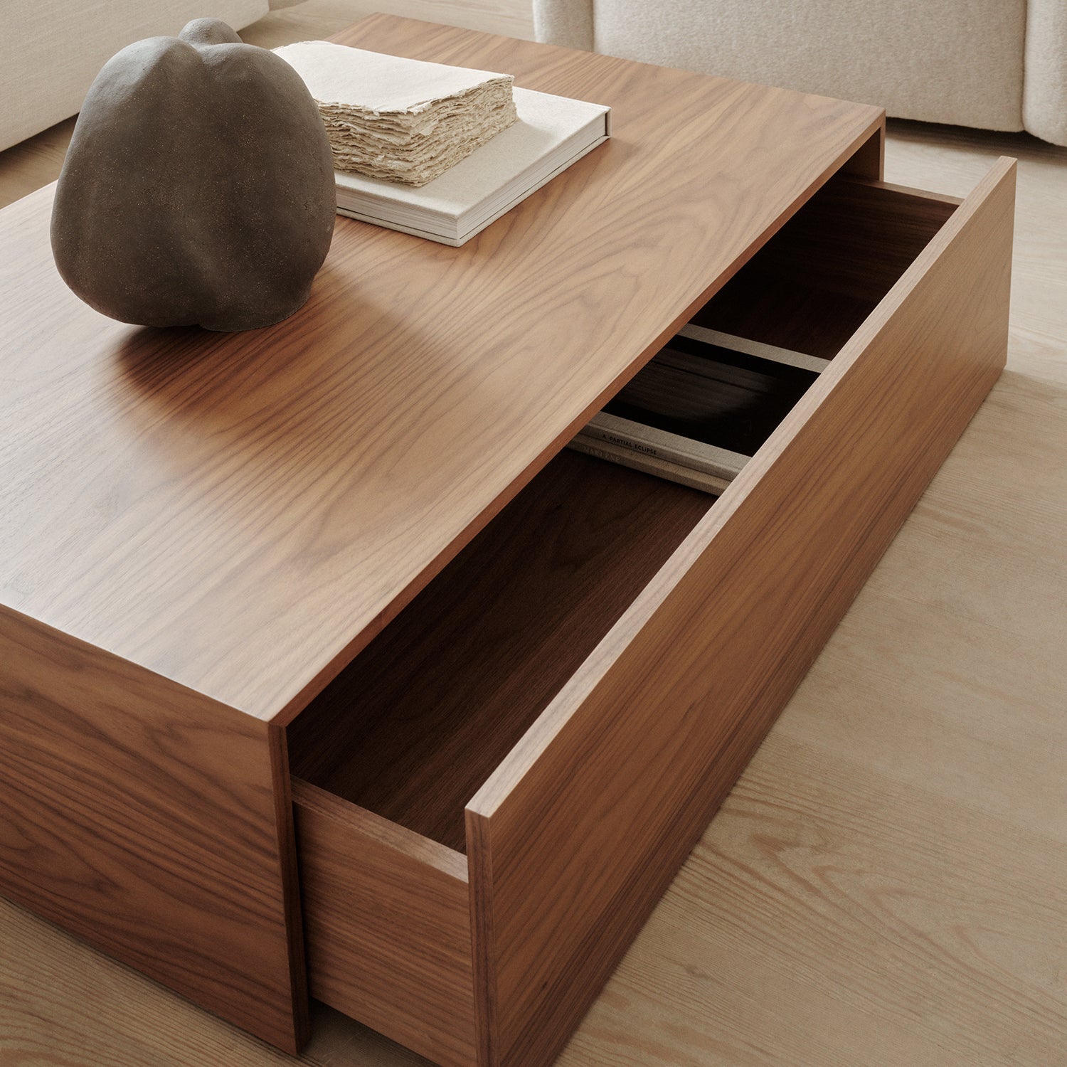 Mass Coffee Table w Drawer - The Design Choice