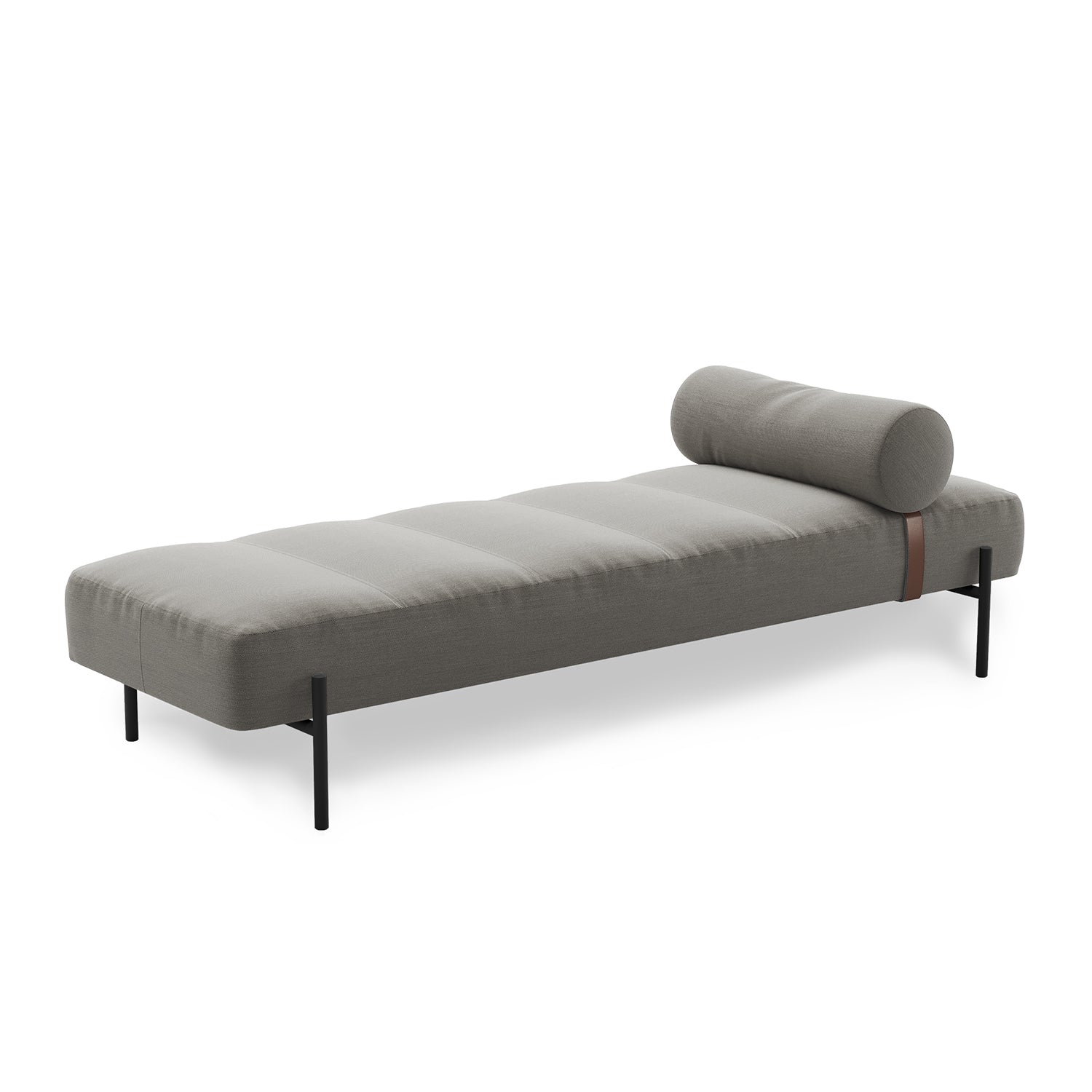 Northern Daybe Daybed in Steelcut Trio 124 and Black legs