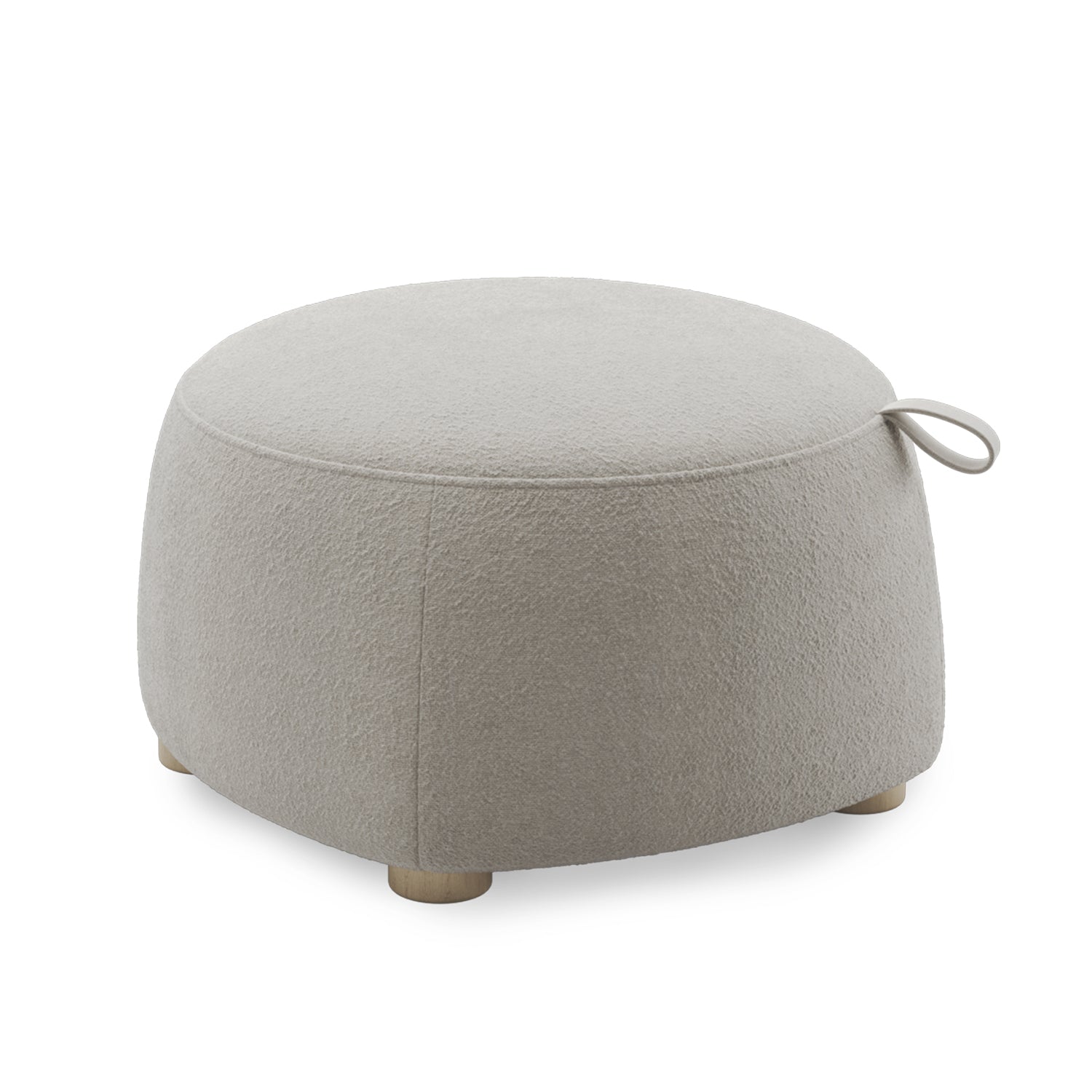 Northern Gem Pouf in Moss 11