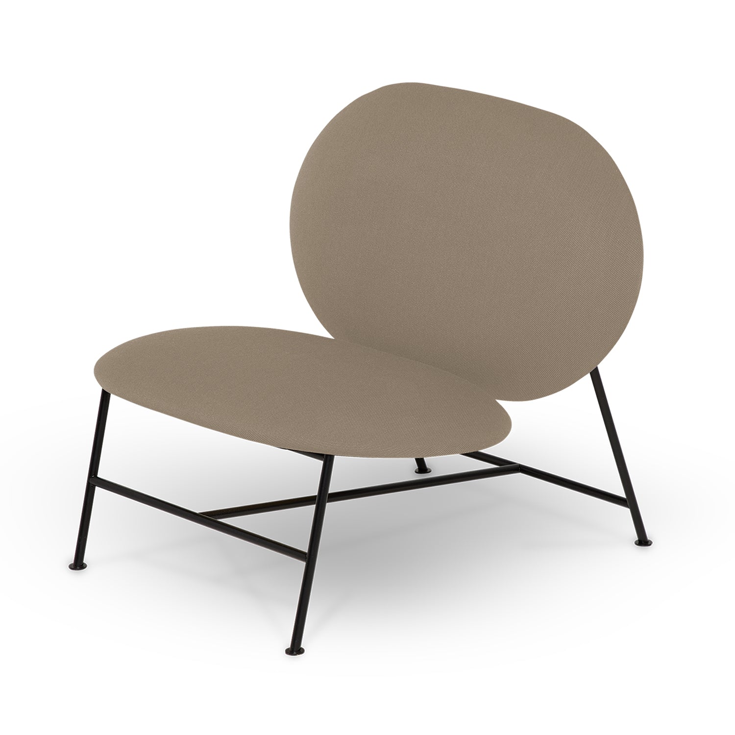 Northern Oblong Lounge Chair in Light Brown