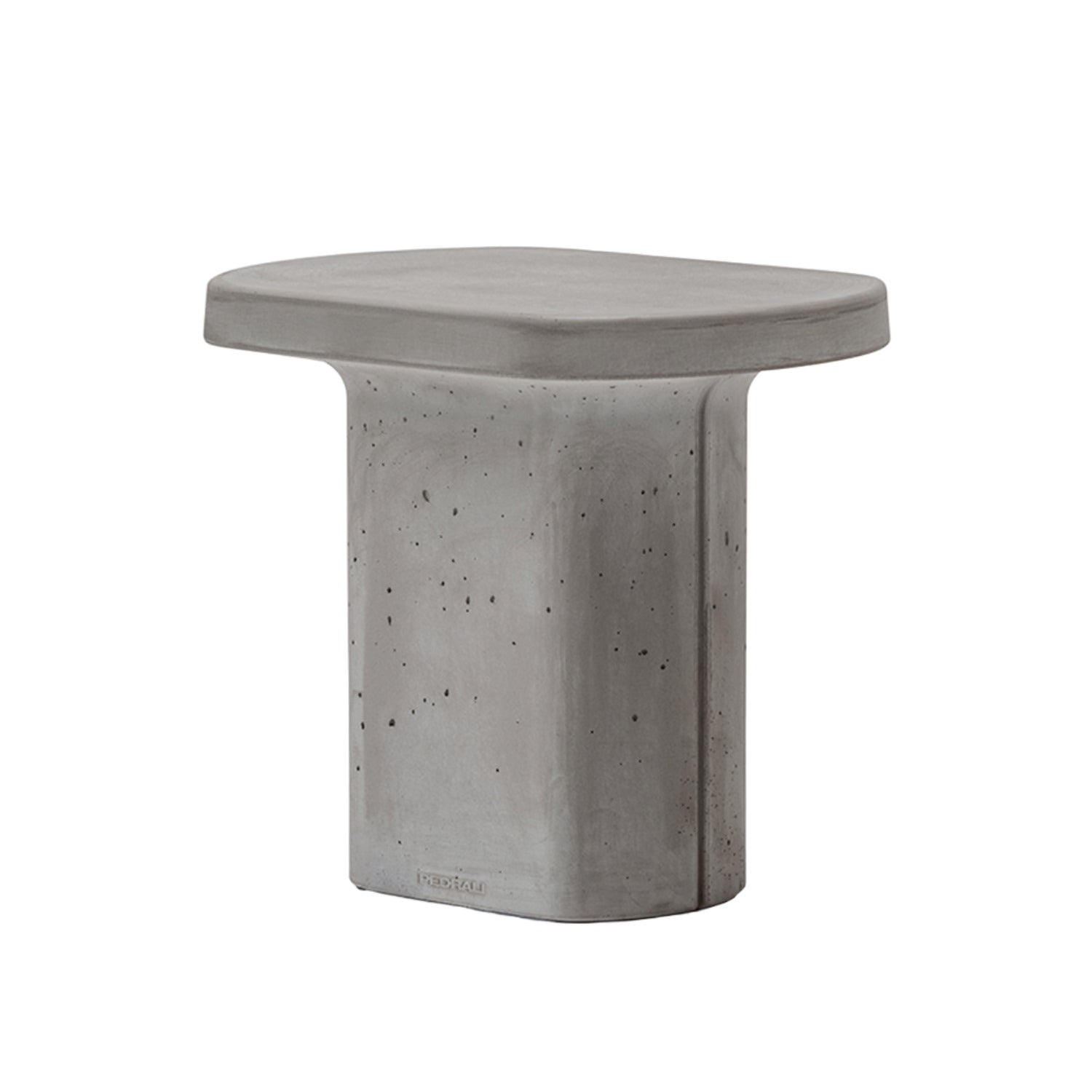 Pedrali Caementum side table in dark grey
