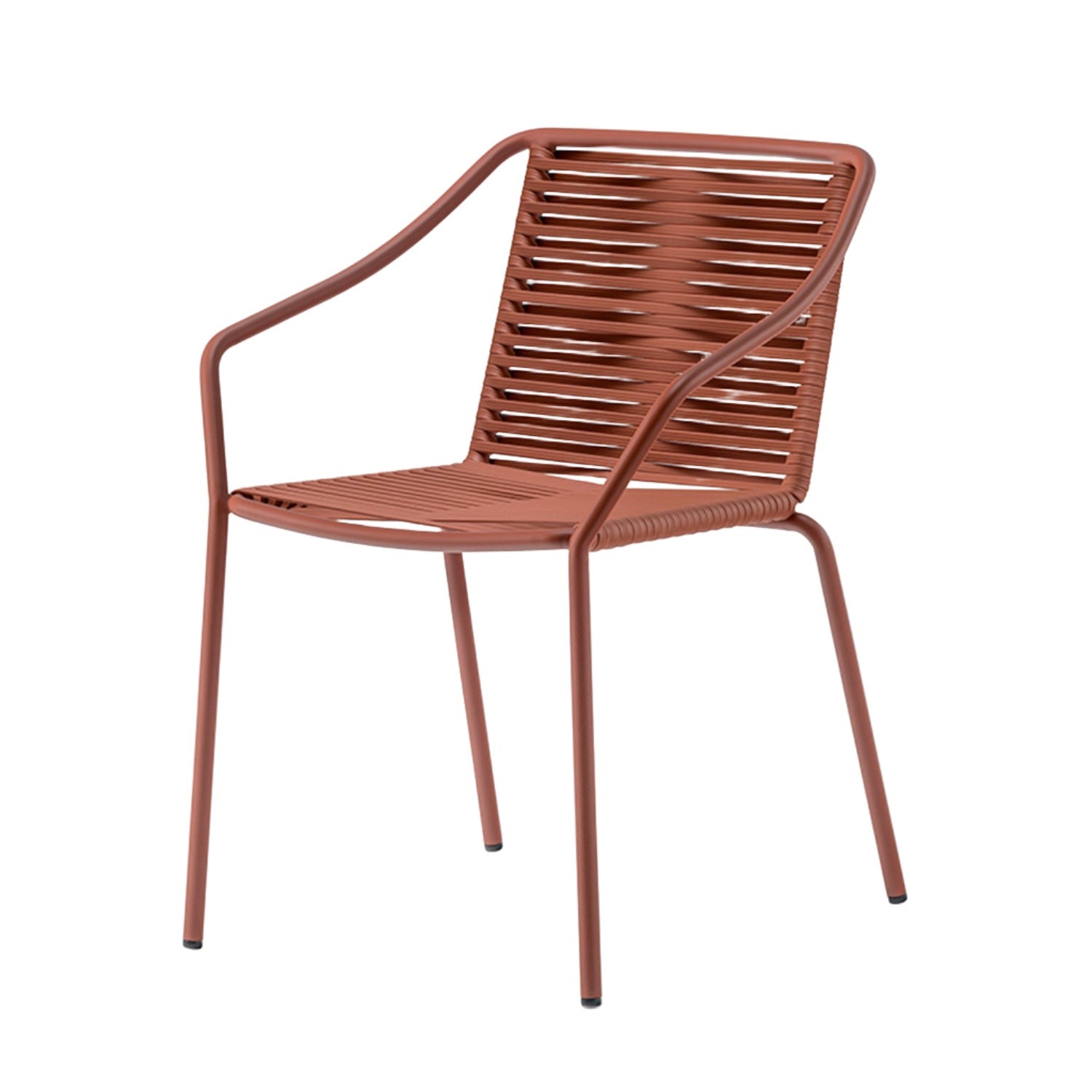 Pedrali Philia Outdoor Dining Chair in terracotta