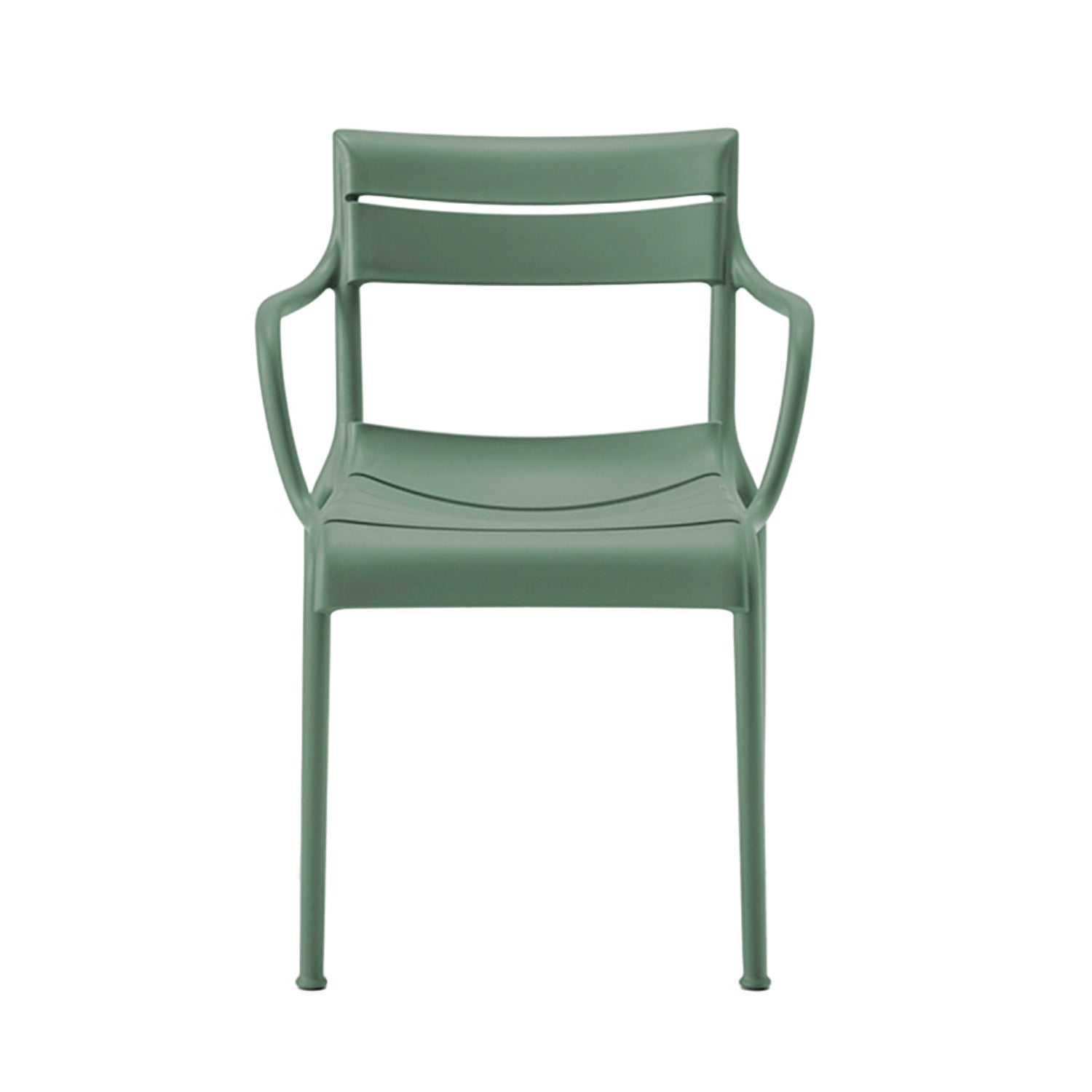 Pedrali Souvenir 555 Outdoor Dining Armchair in green