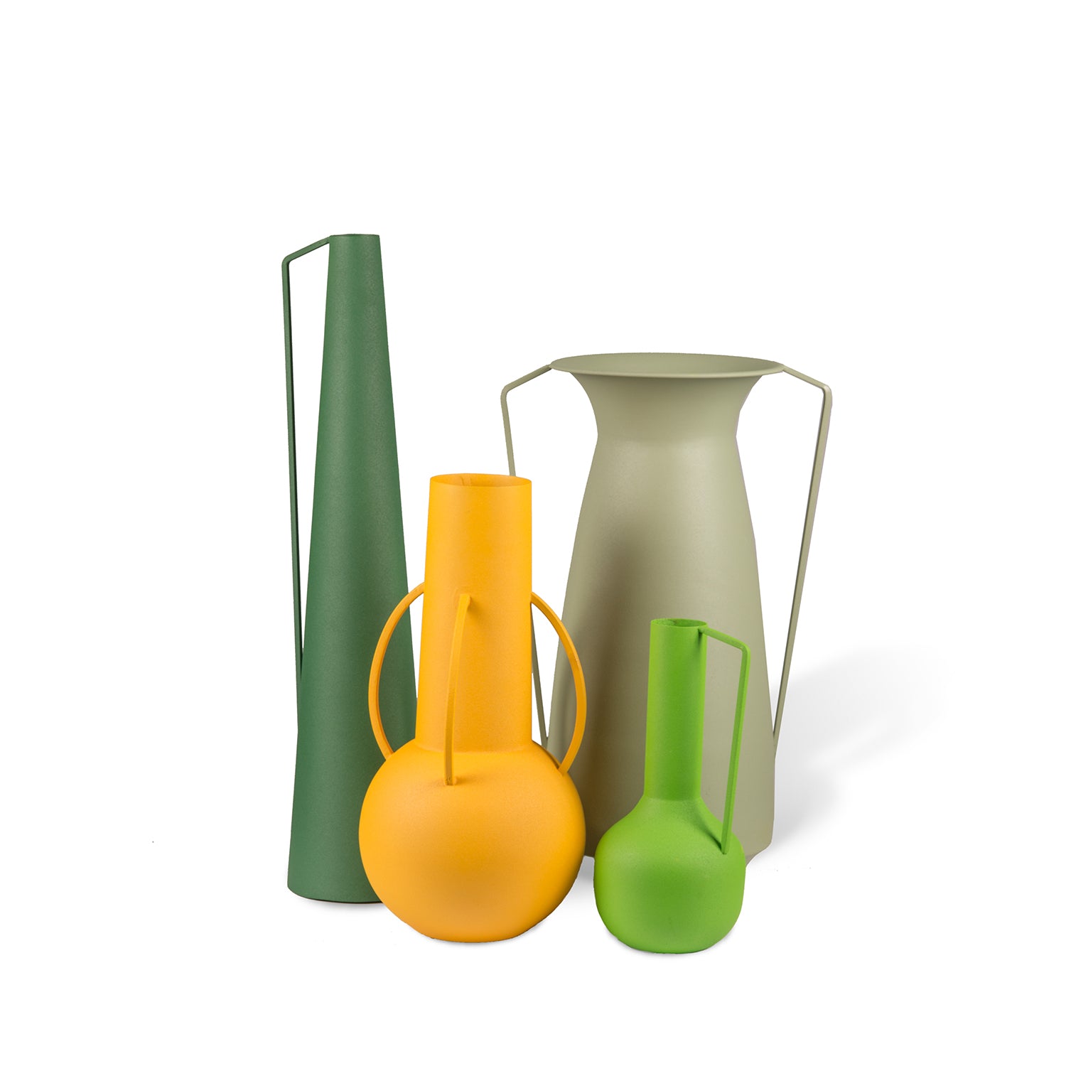 Olive Roman Vases (set of 4) - The Design Choice