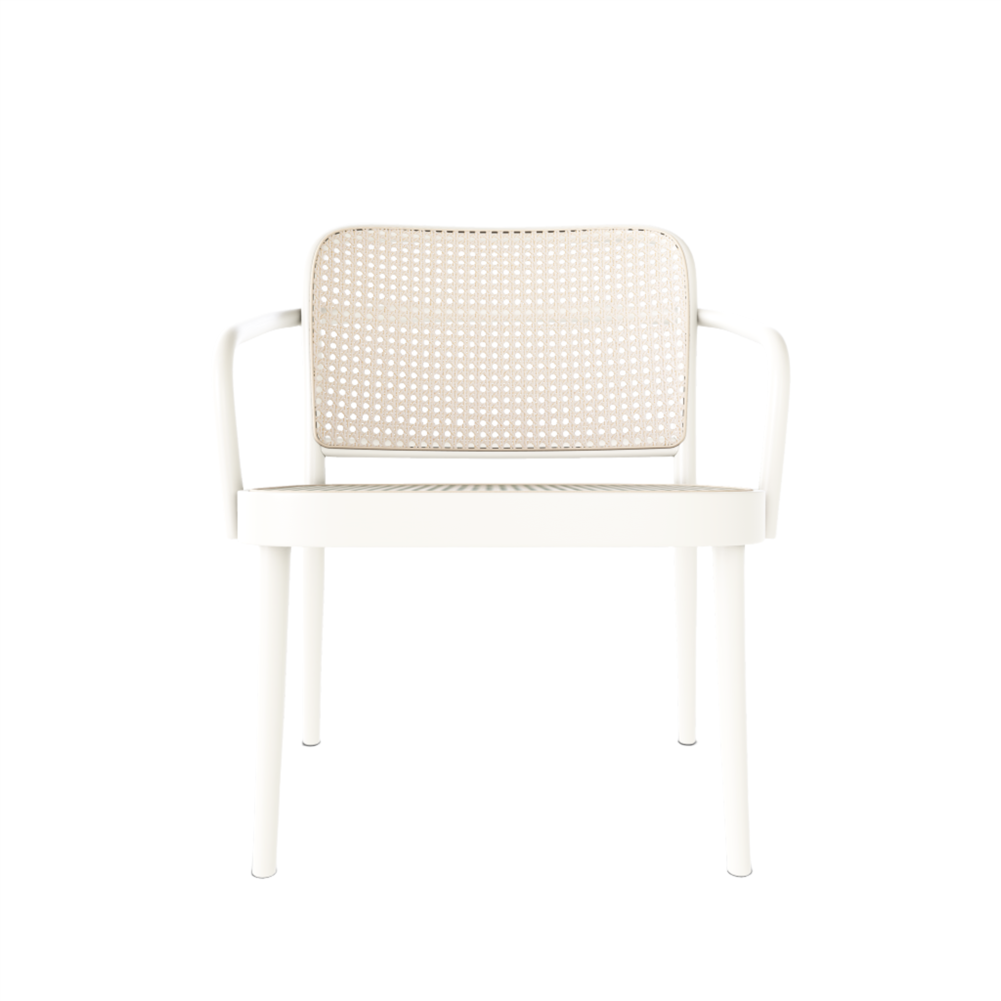 TON 811 Armchair in White