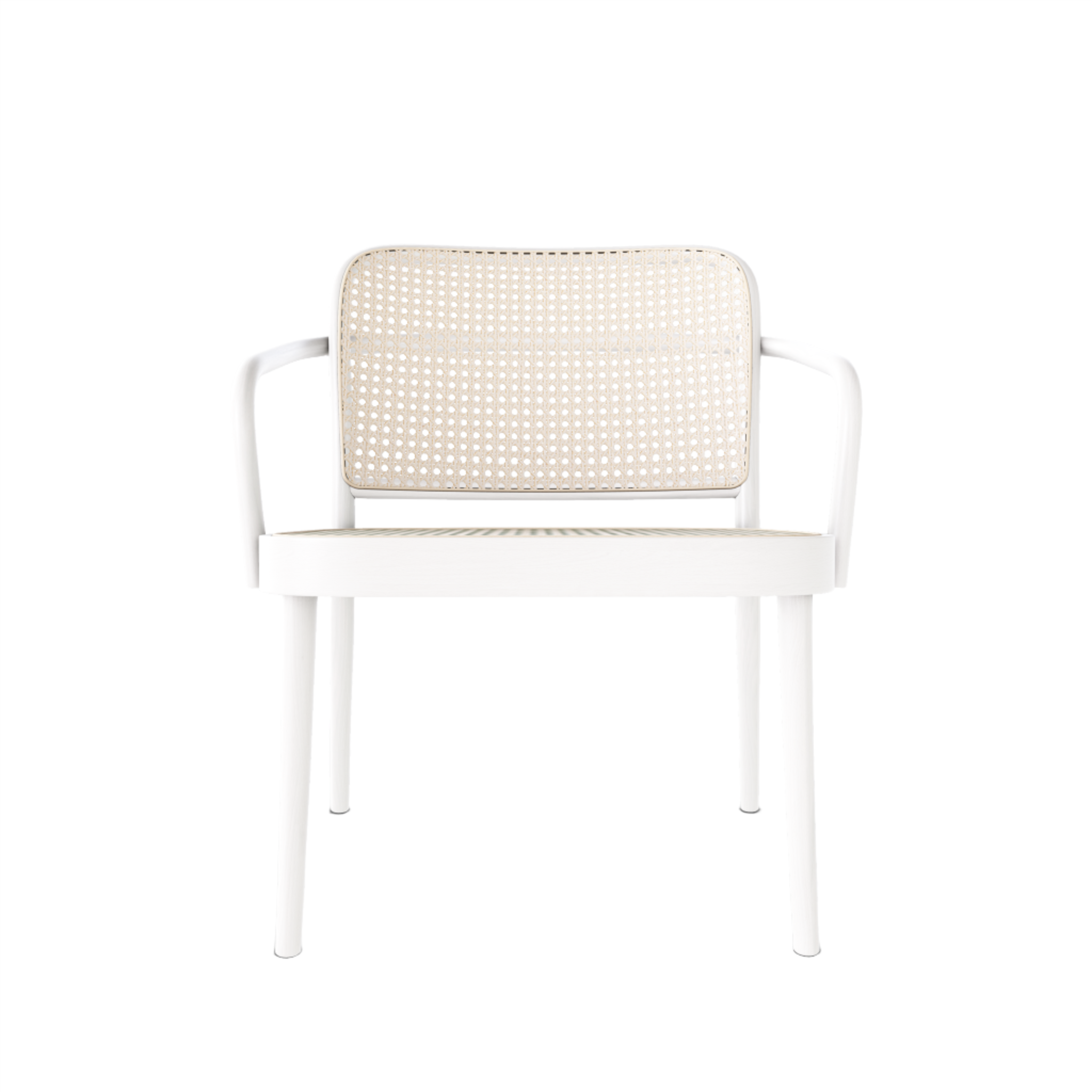 TON 811 Armchair in Light White