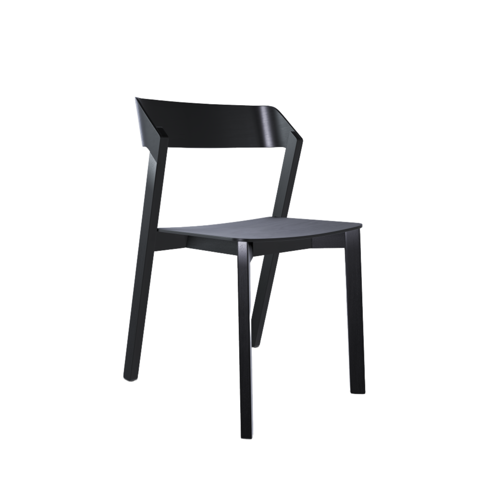 TON Merano Chair in Black Grain