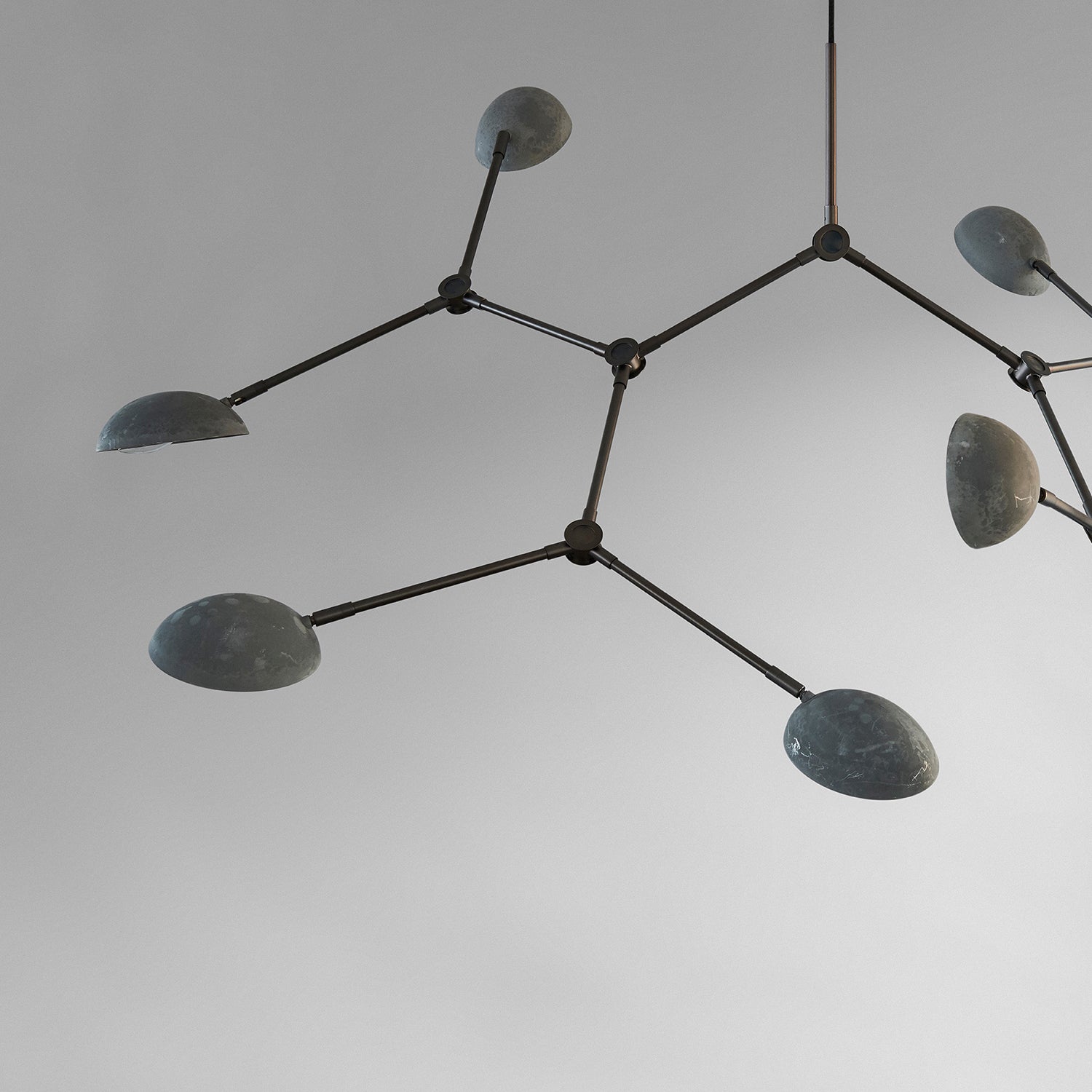 101 Copenhagen Drop Chandelier in oxidised