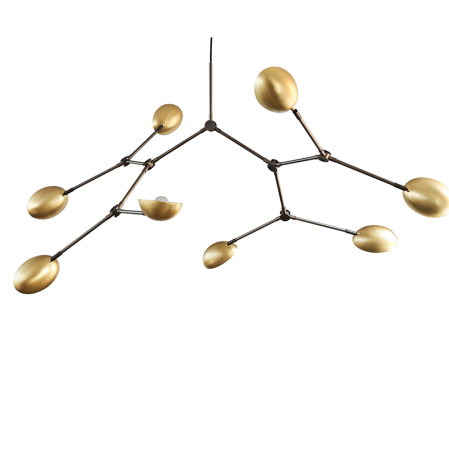 101 Copenhagen Drop Chandelier in brass