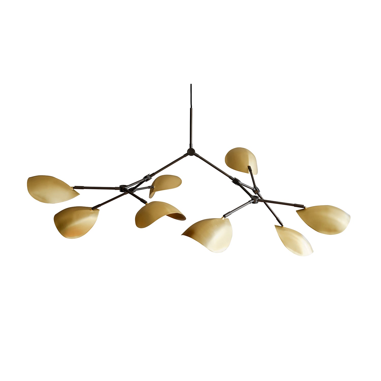 101 Copenhagen Stingray Chandelier Pendant in brass