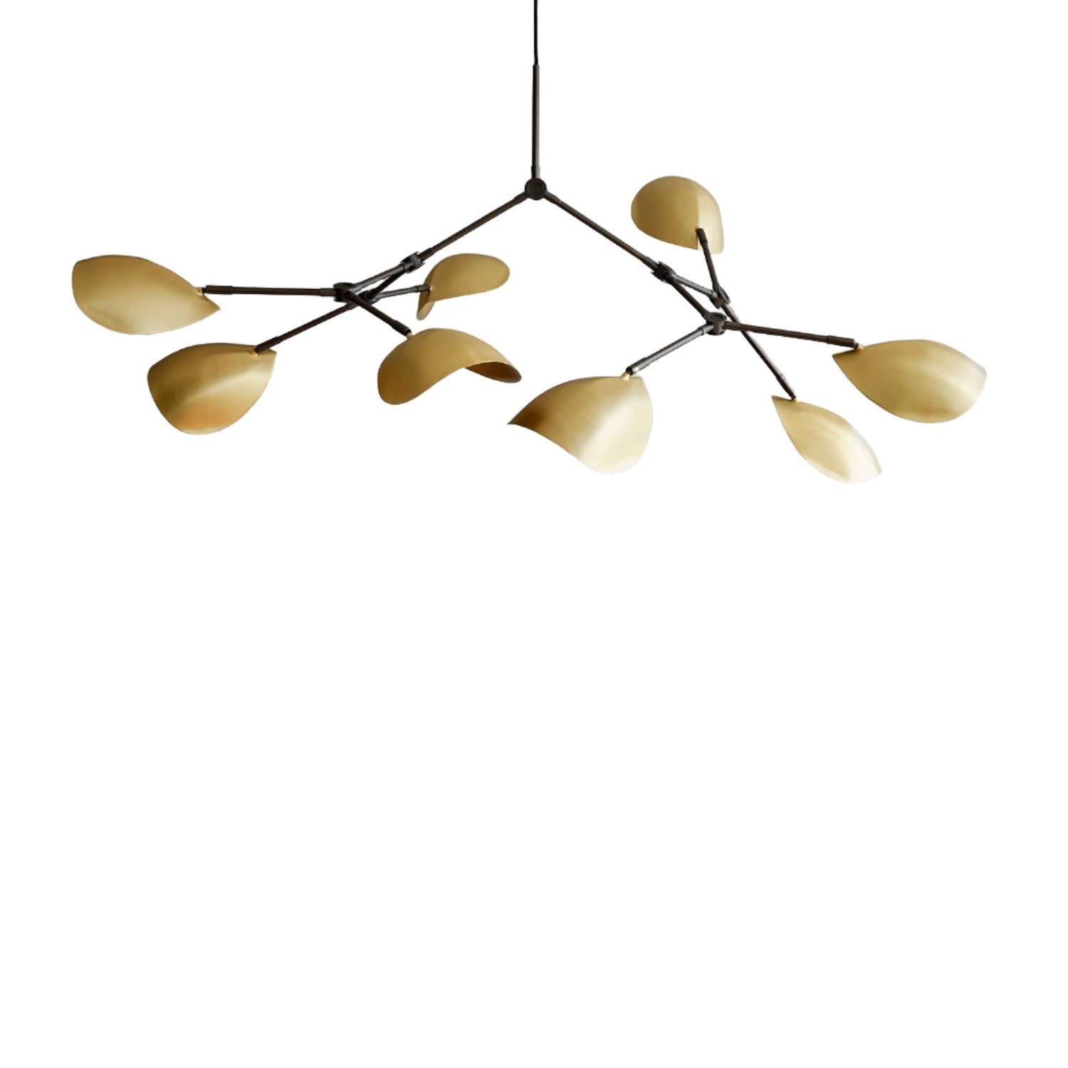 101 Copenhagen Stingray Chandelier Pendant in brass