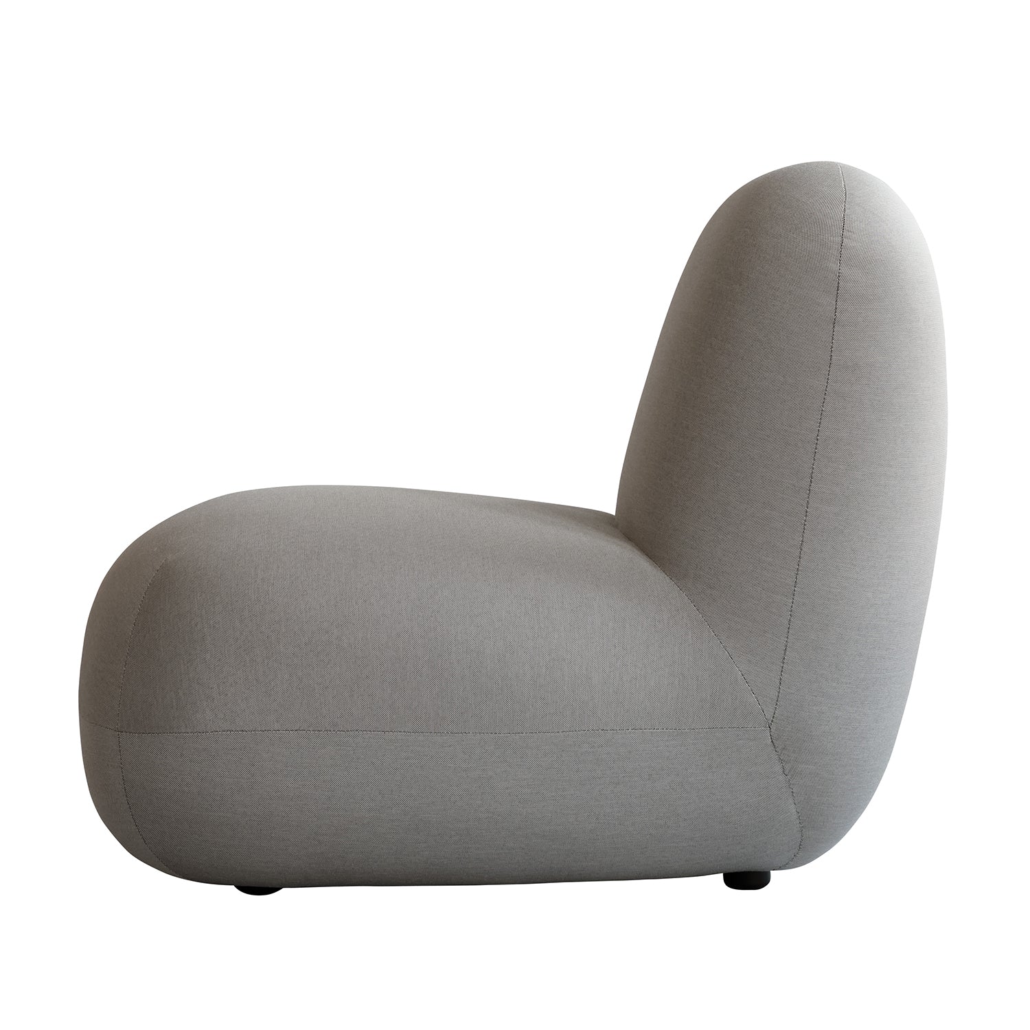 101 Copenhagen Toe Chair Flat in taupe - side view