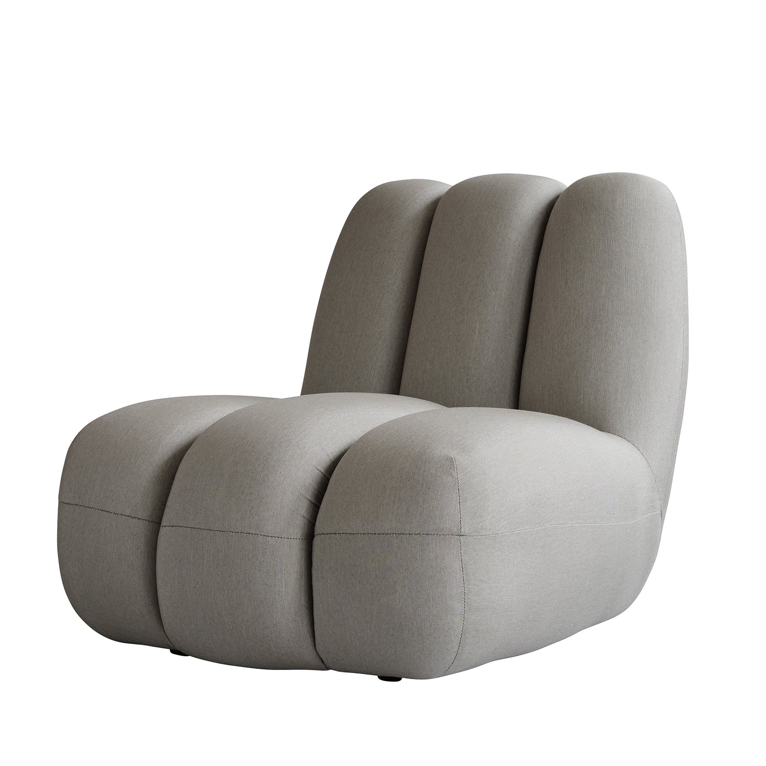 101 Copenhagen Toe Chair in taupe - side view