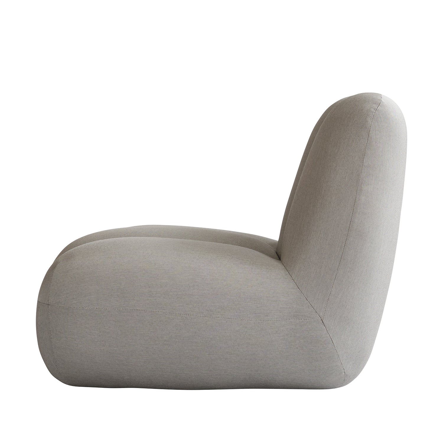 101 Copenhagen Toe Chair in taupe - side view