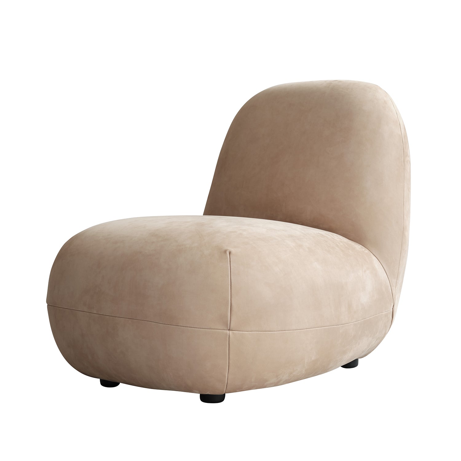 101 Copenhagen Toe Flat chair in Nubuck