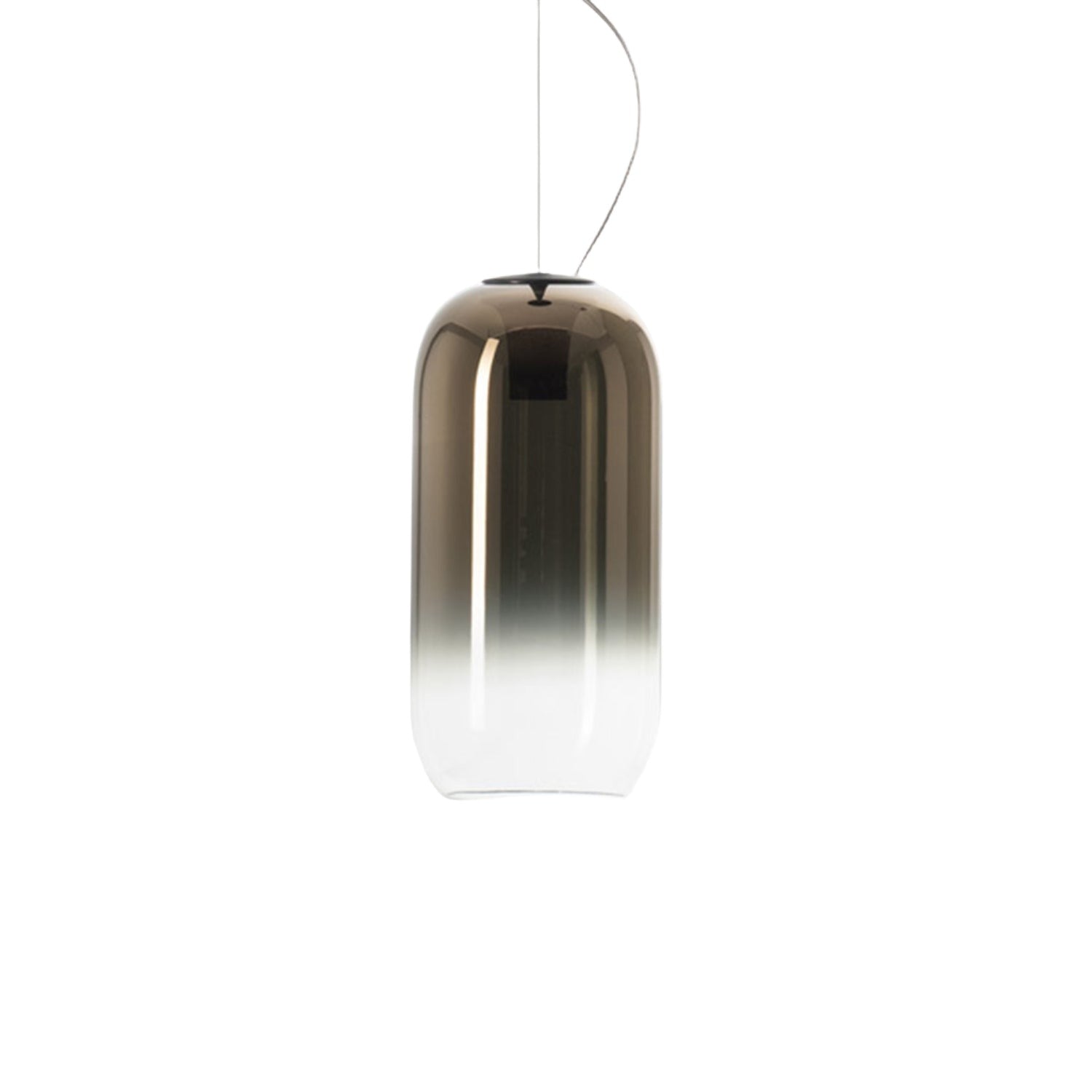 Artemide Gople mini pendant light in bronze