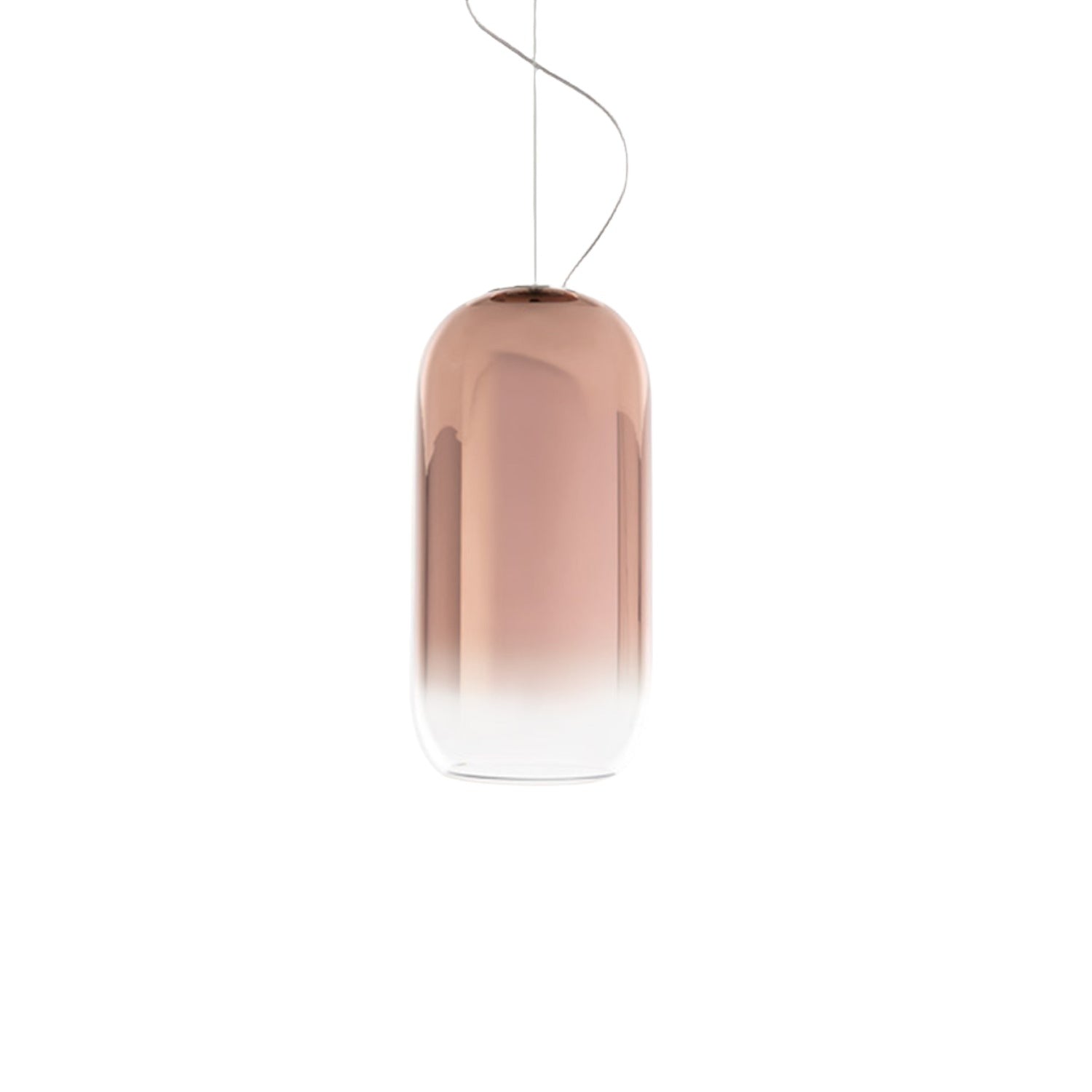 Artemide Gople mini pendant light in copper