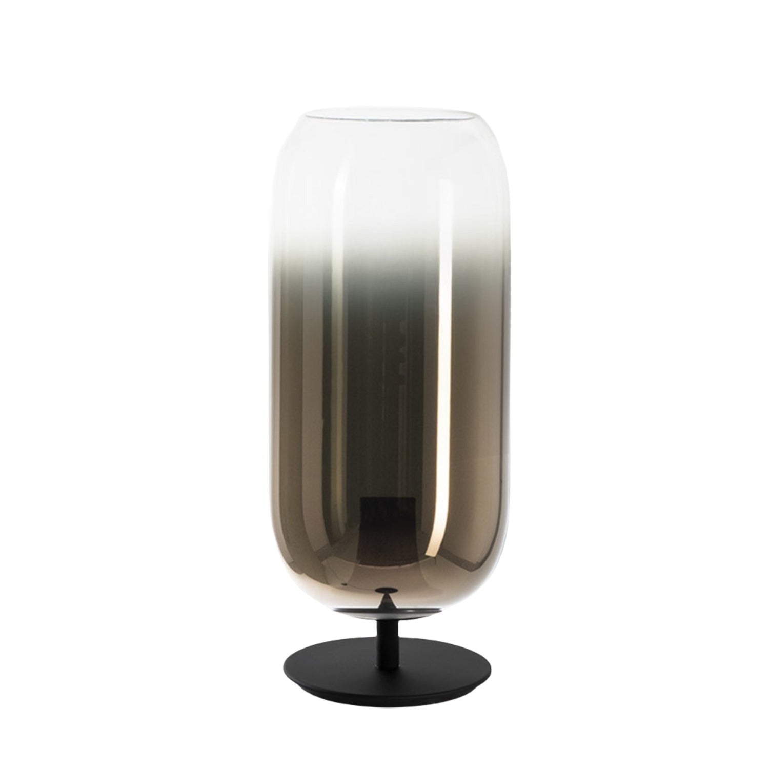 Artemide Gople table lamp in bronze and black base