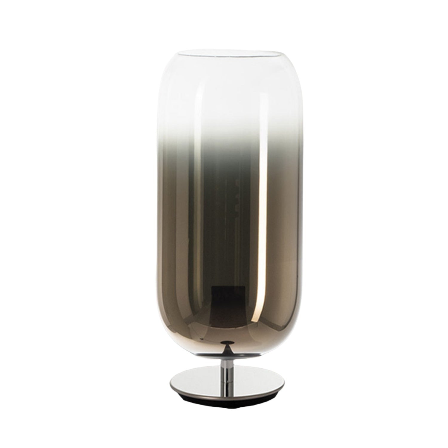 Artemide Gople table lamp in bronze and chrome base