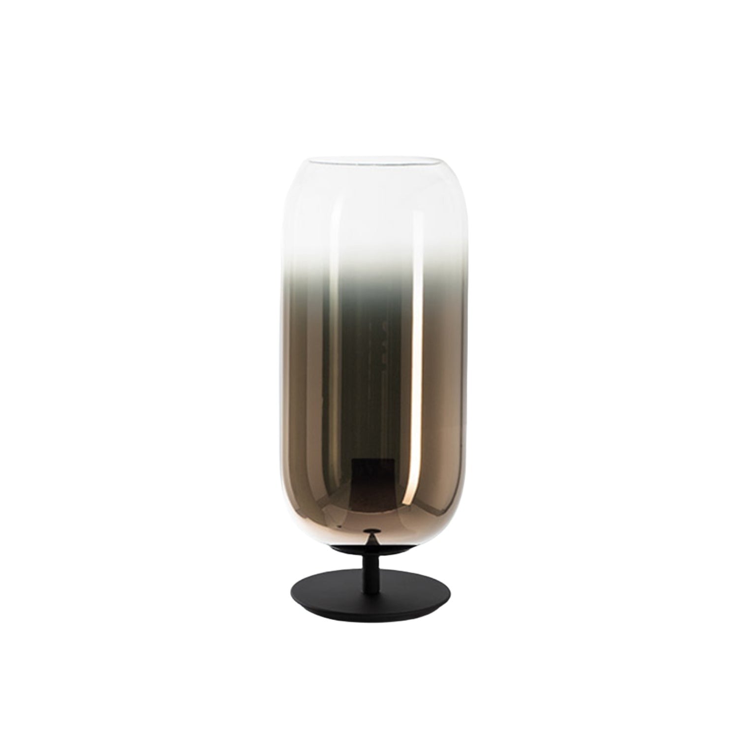 Artemide Gople mini table lamp in bronze and black base