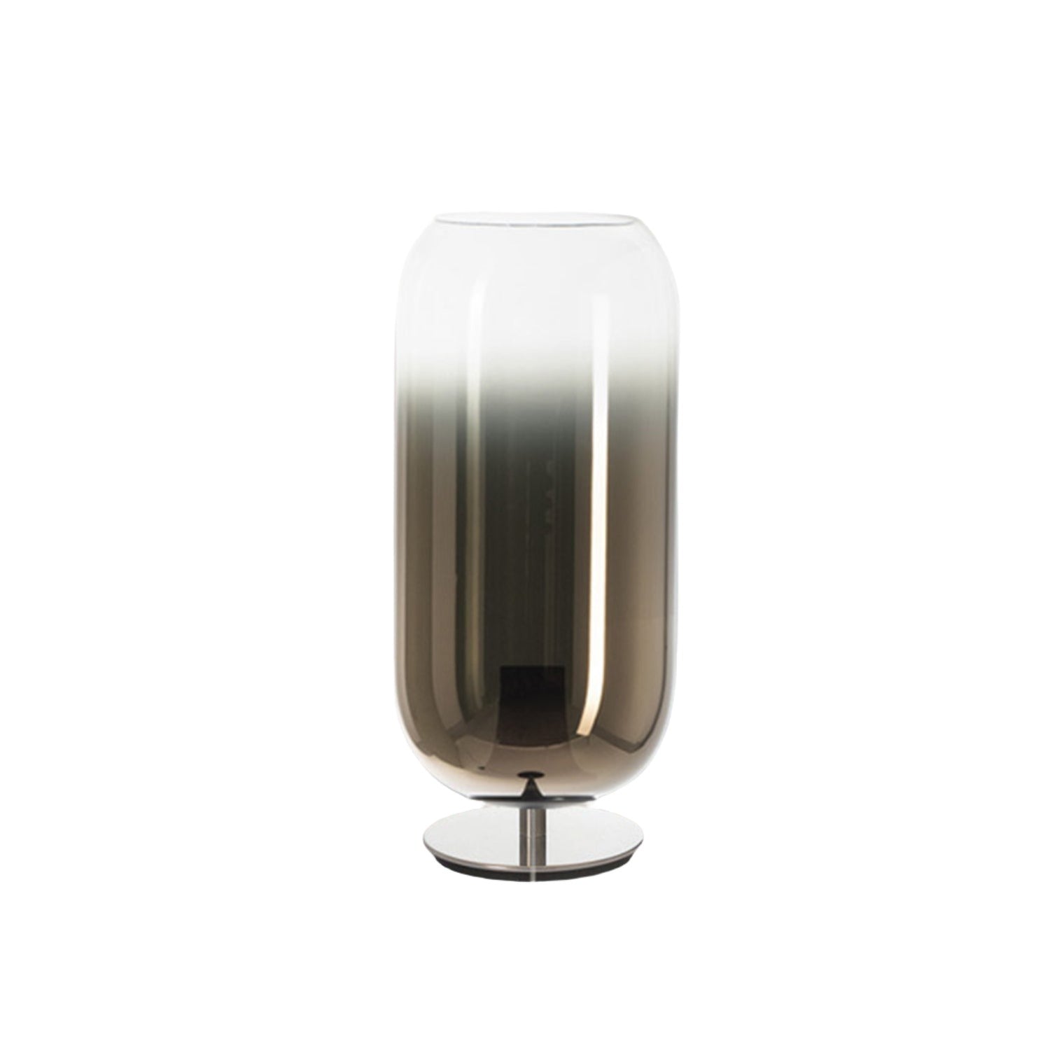 Artemide Gople mini table lamp in bronze and chrome base