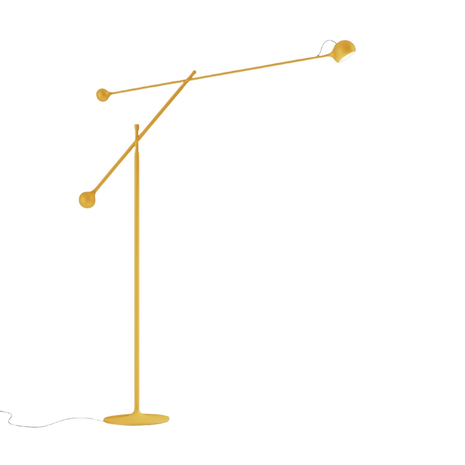 Artemide IXA floor lamp in yellow