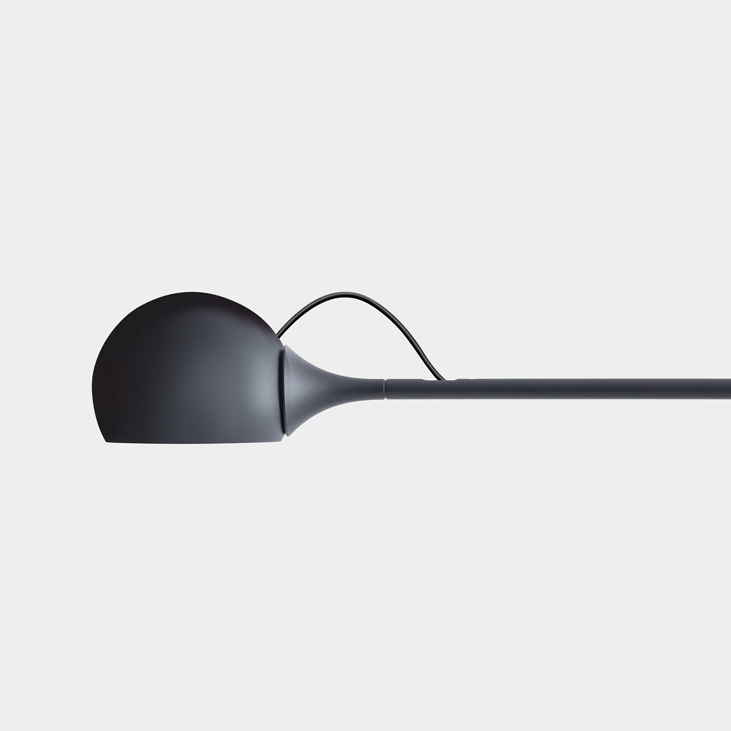 Artemide IXA table lamp in anthracite detail shot