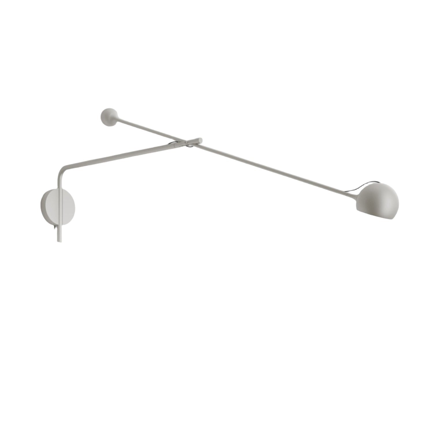 Artemide IXA wall arm lamp in grey