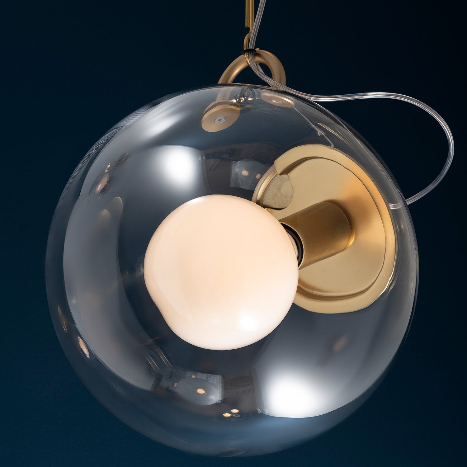 Artemide Miconos ceiling light in brass