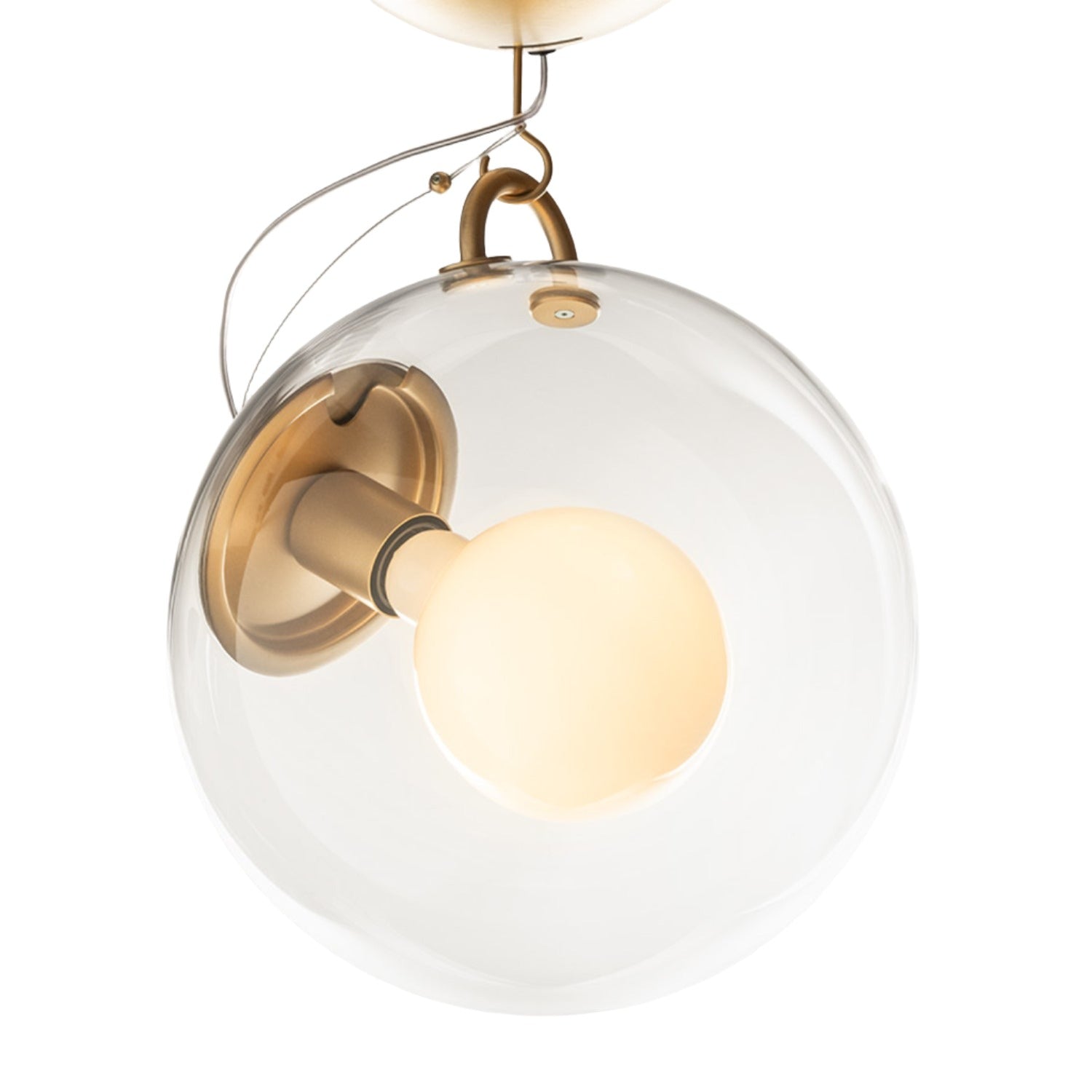 Artemide Miconos ceiling light in brass