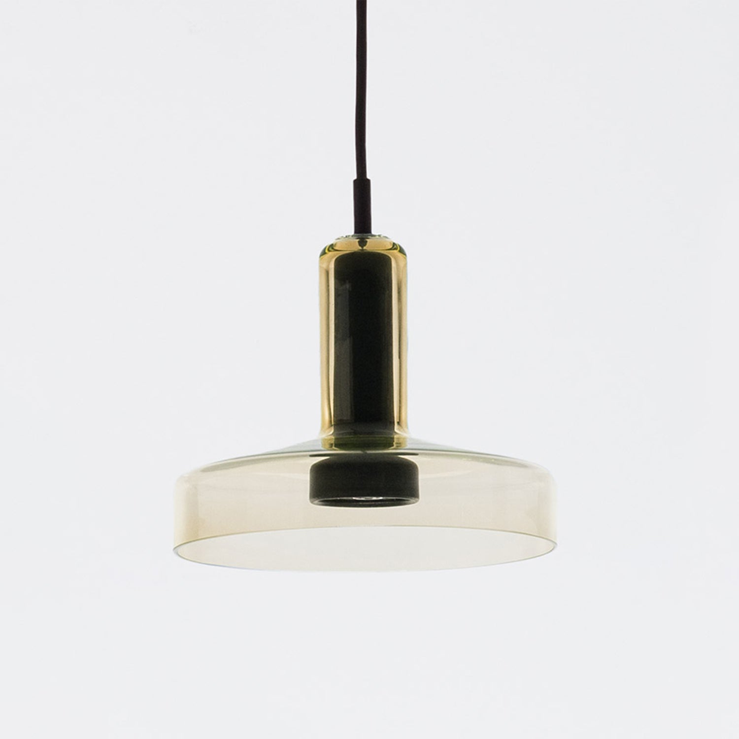 Artemide Stablight C pendant light in green amber