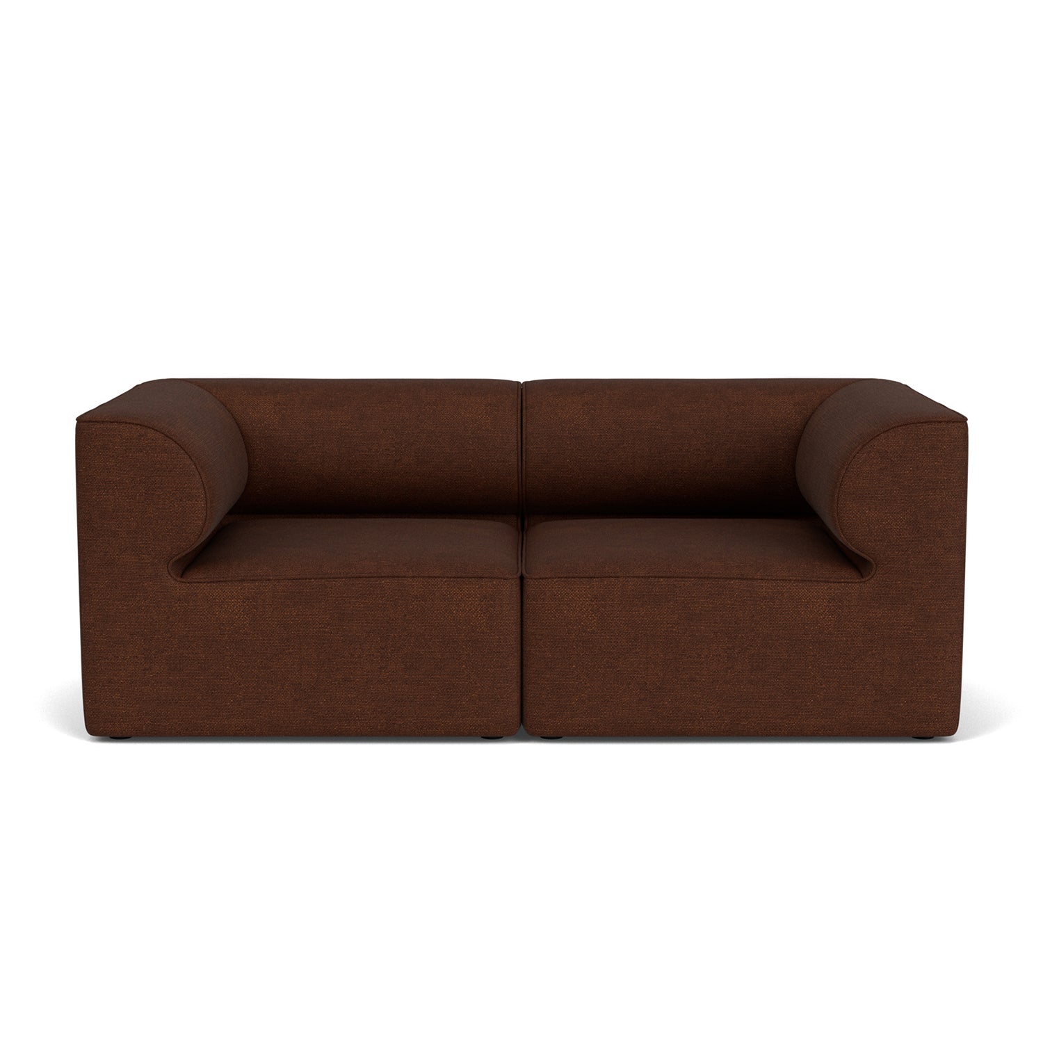 Audo Copenhagen Eave 86 Modular Sofa Combination 1 in Boucle Bordeaux