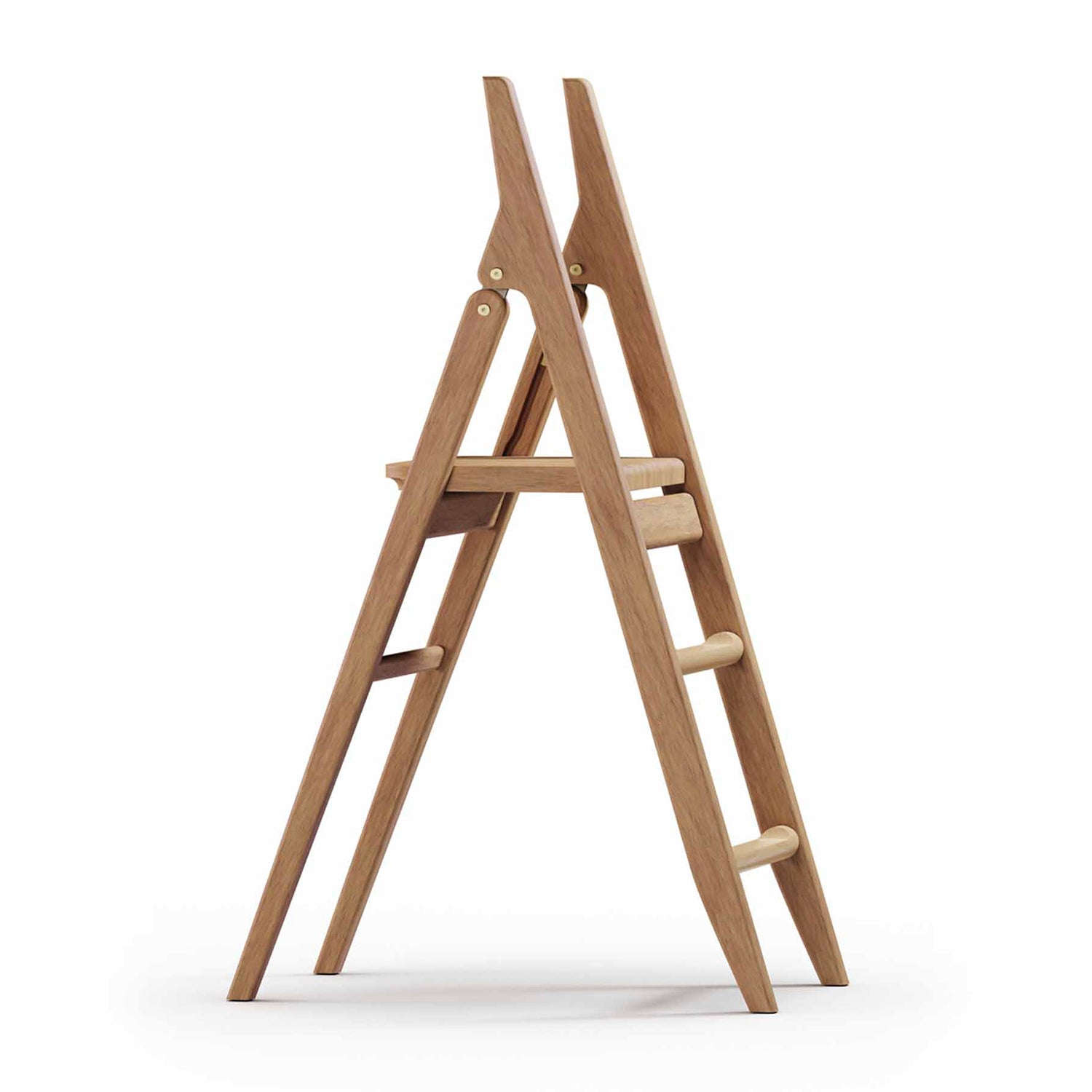 Davsjo DS40 Luxury Designer Stepladder in white oak