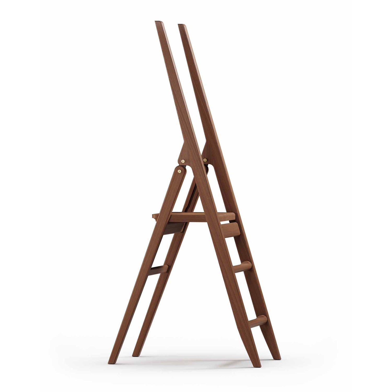 Davsjo DS41 Luxury Designer Extended Stepladder in walnut