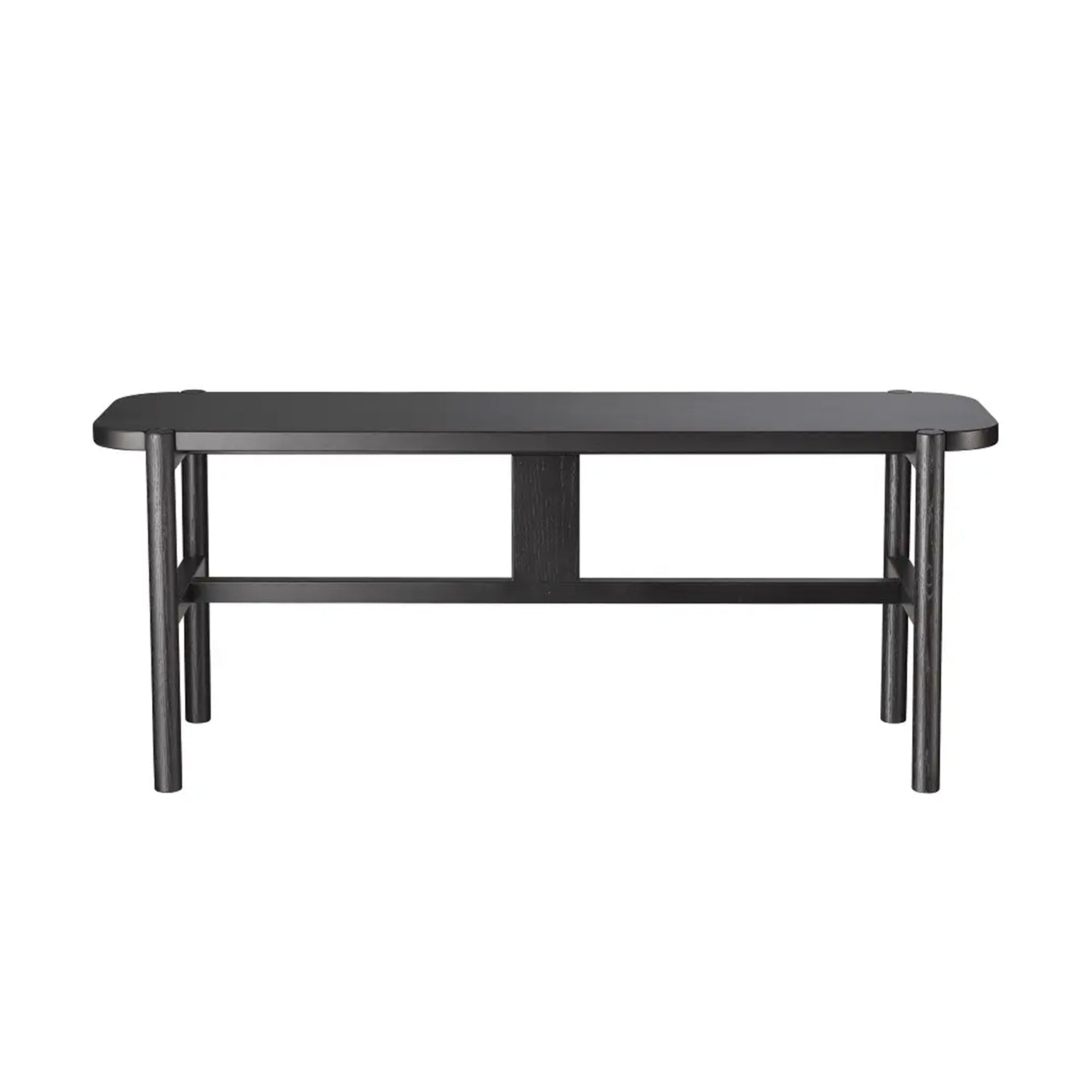 FDB Møbler J177 oak bench in black