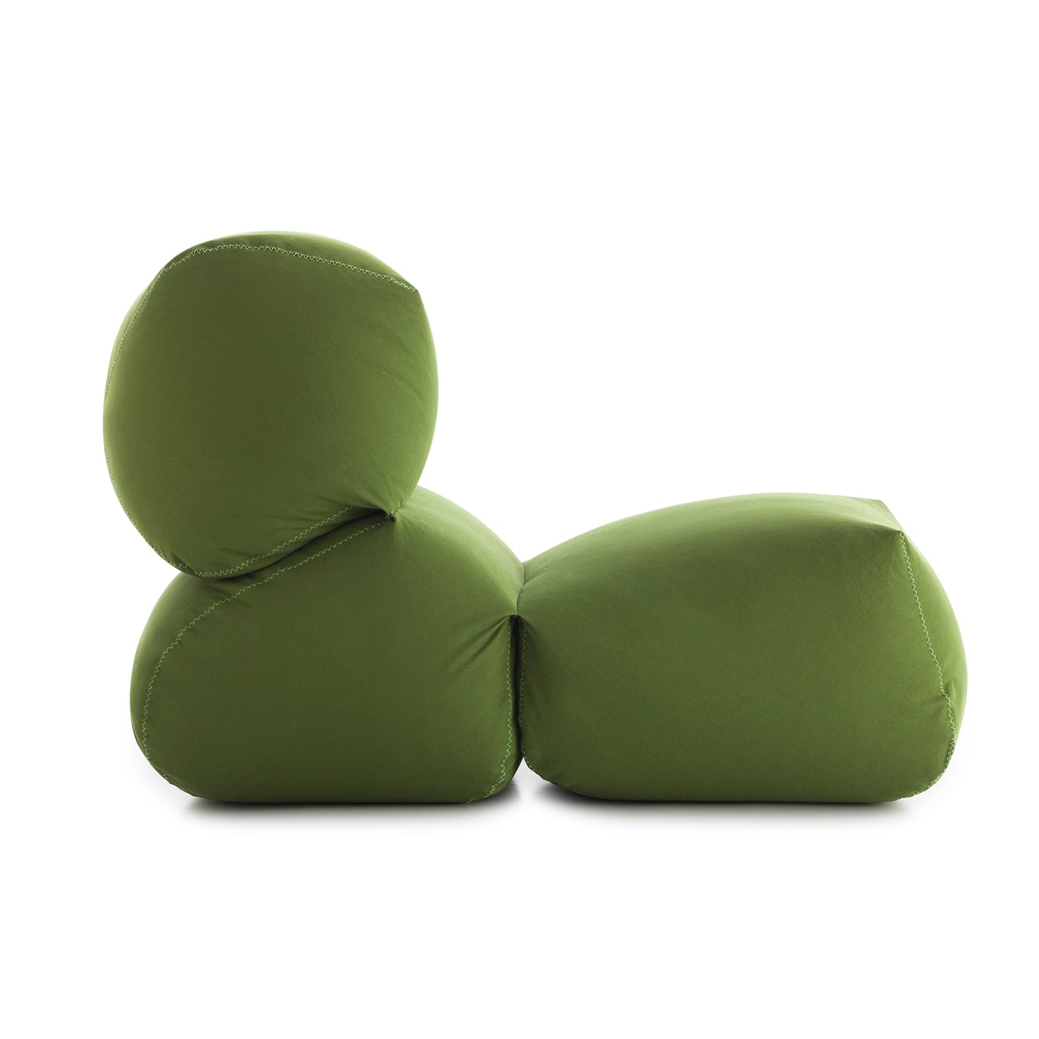 Gan Grapy bean bag in green side view