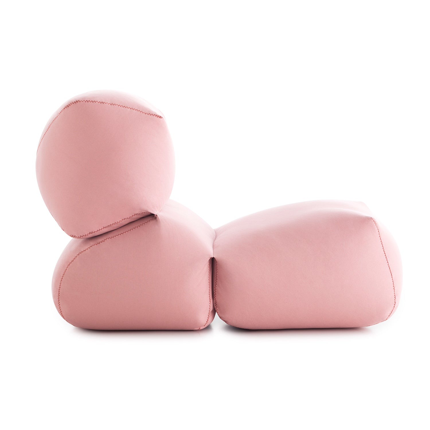 Gan Grapy bean bag in pink side view