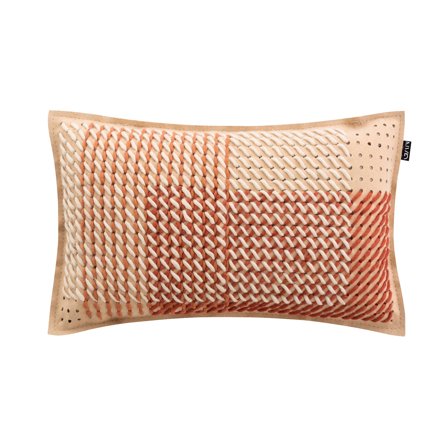 Gan designer cushion 60x35 in coral