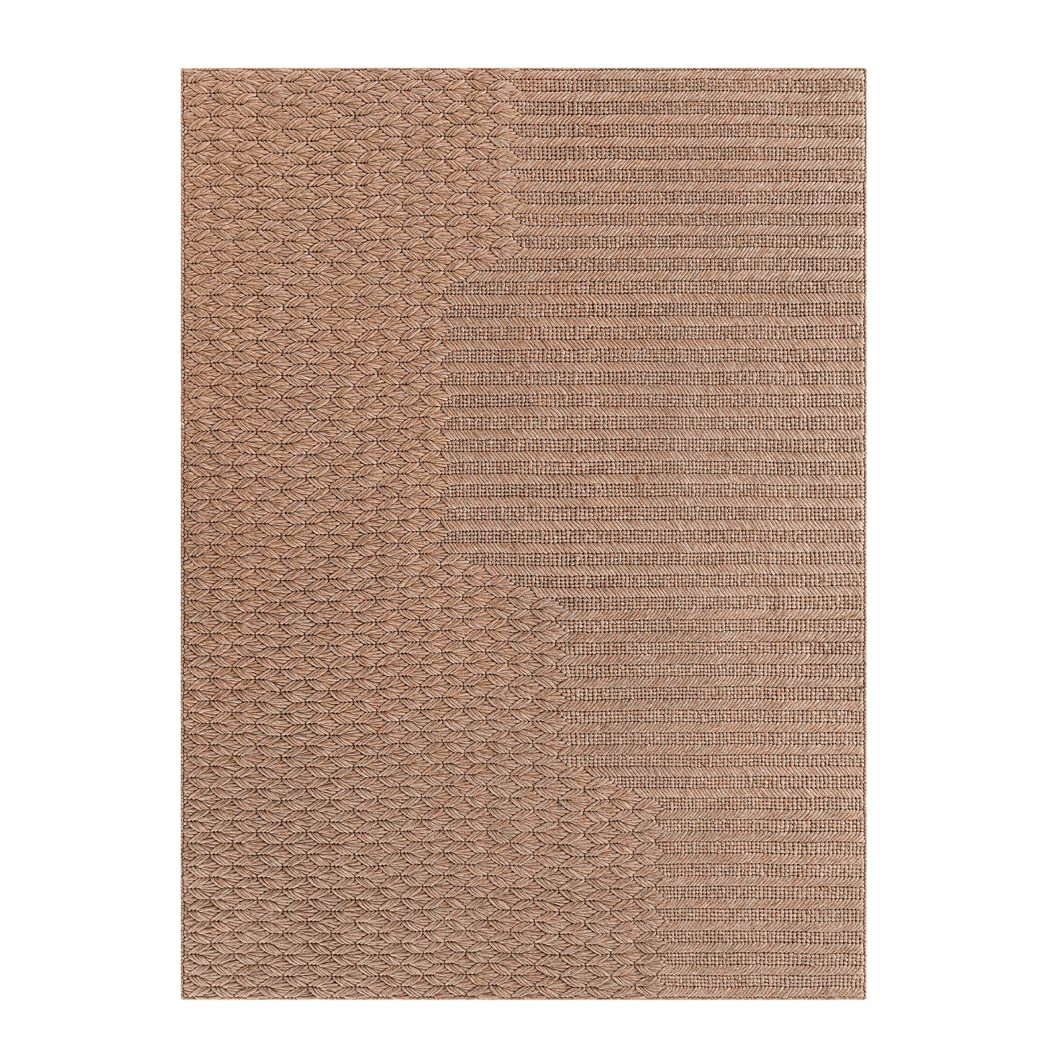 Gan Chaddar designer rug in camel