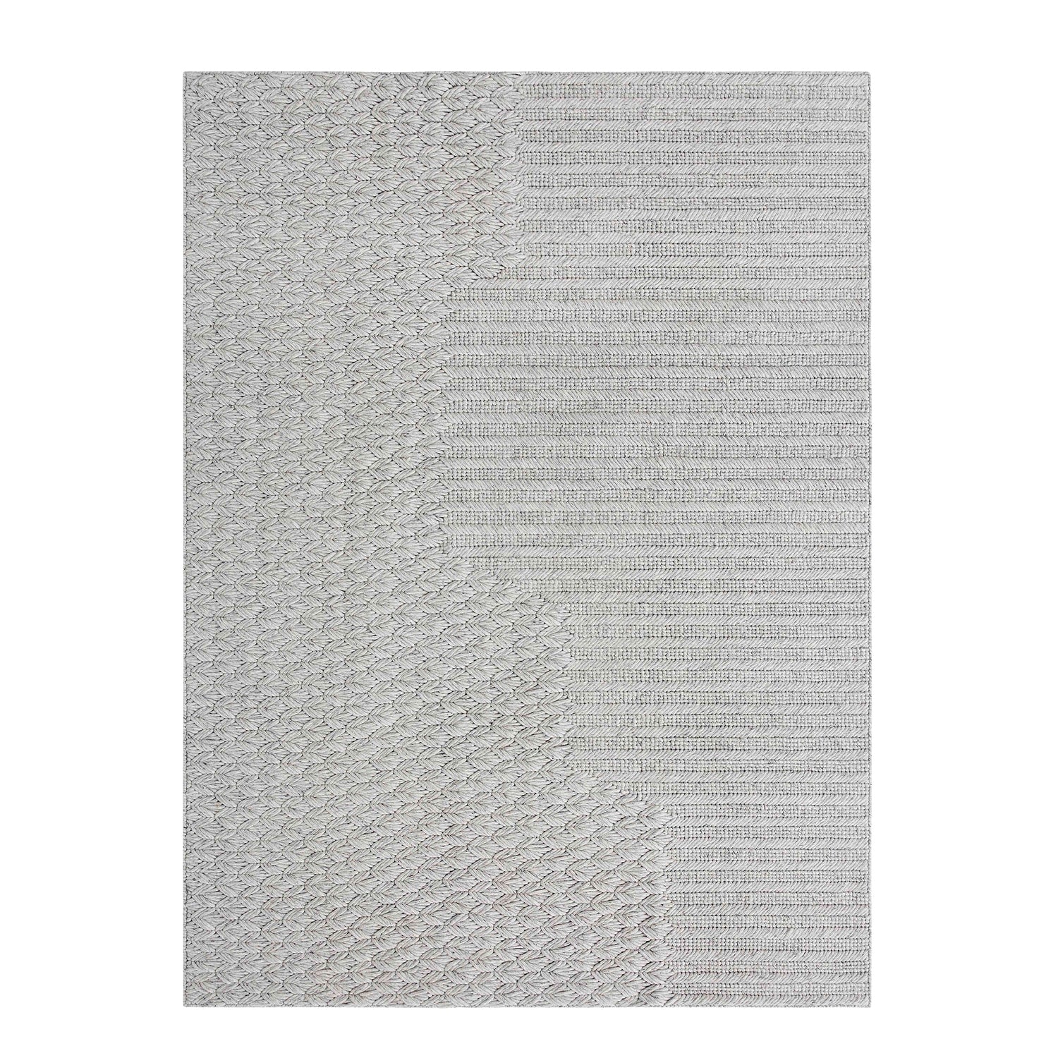 Gan Chaddar designer rug in grey