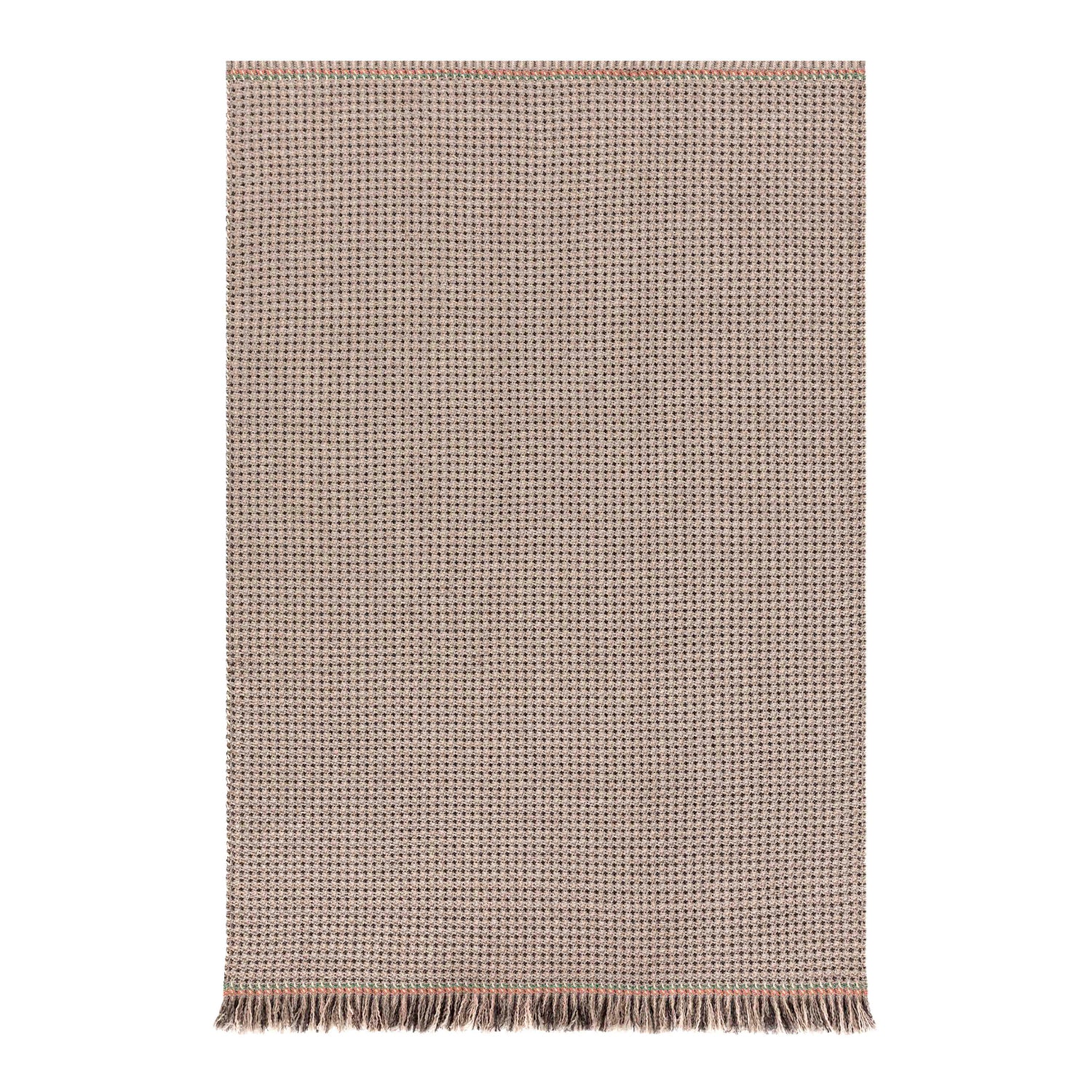 Gan Garden Layers rug in Gofre terracotta