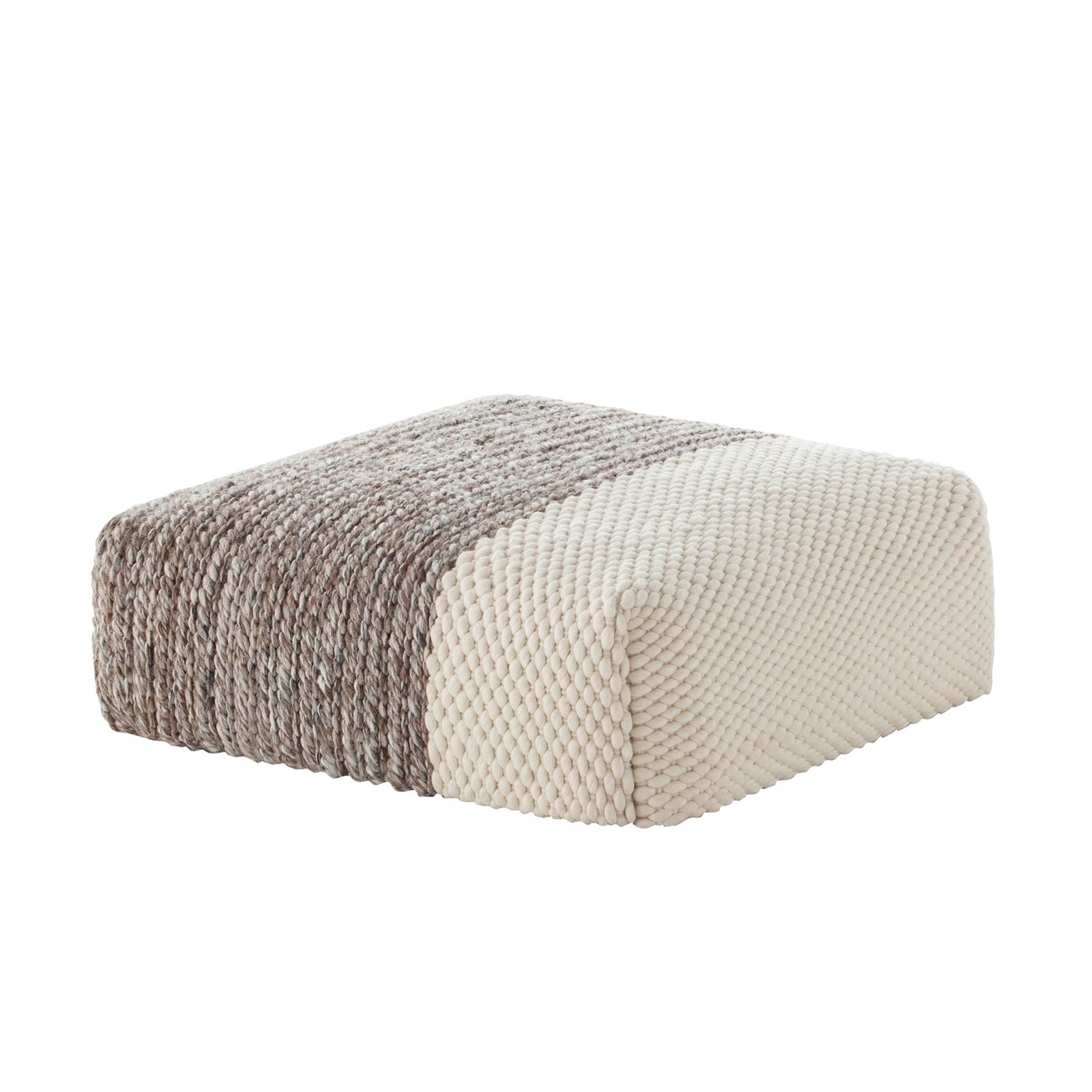 Gan Mangas Space pouf in ivory