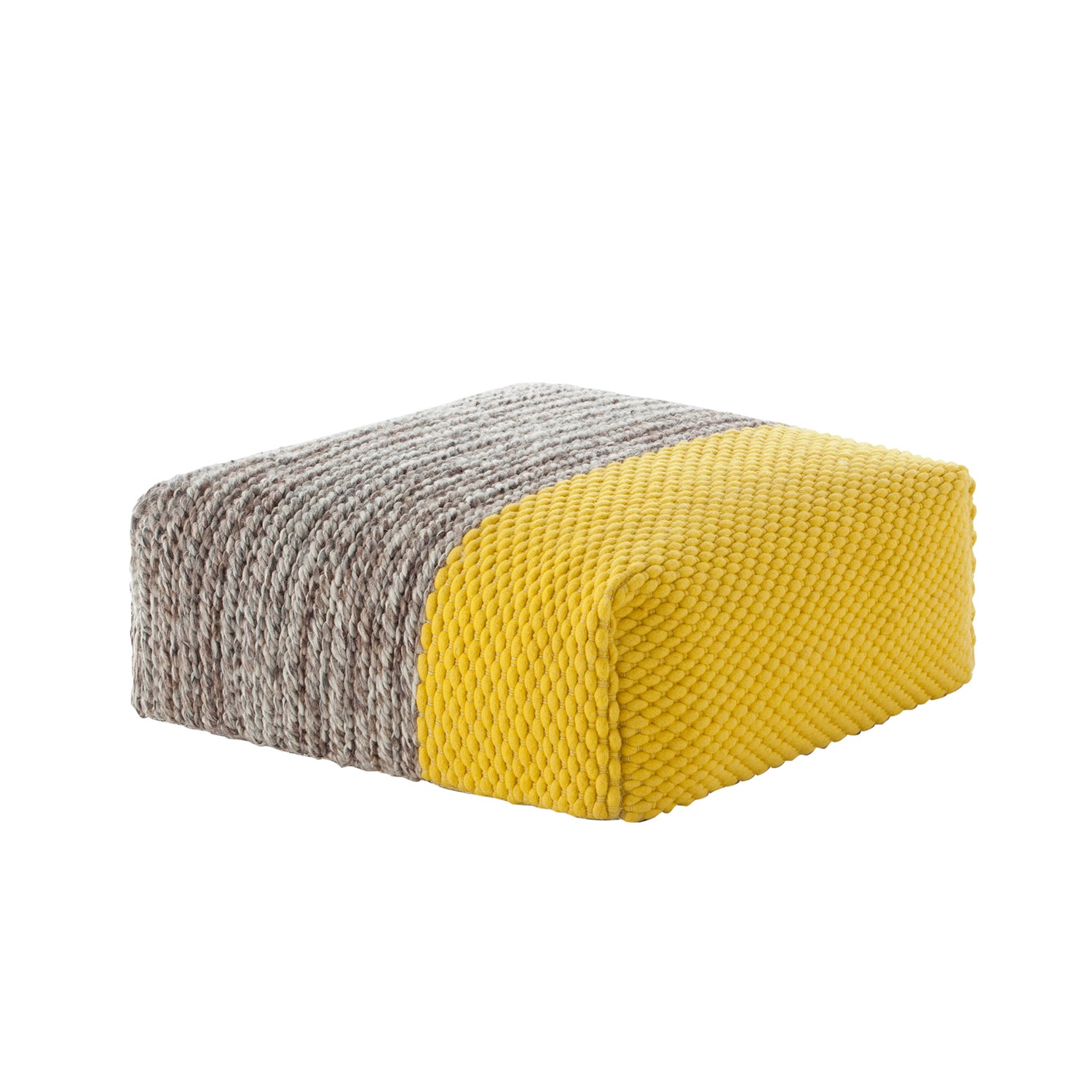 Gan Mangas Space pouf in yellow